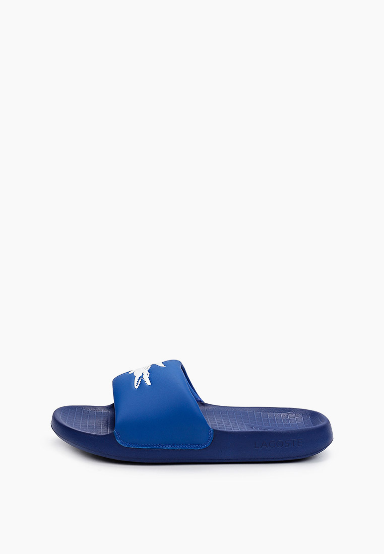 Сланцы Lacoste SERVE SLIDE 1.0, цвет: синий, MP002XM09NR7 — купить в ...