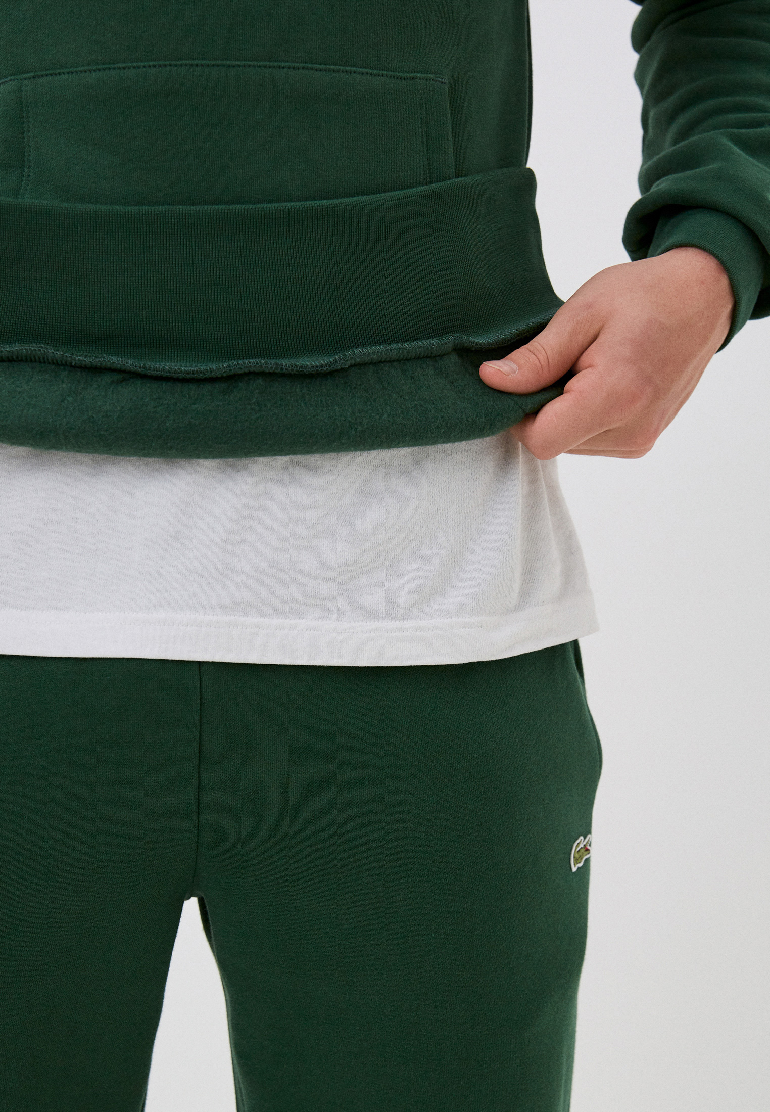 Jogging lacoste vert best sale
