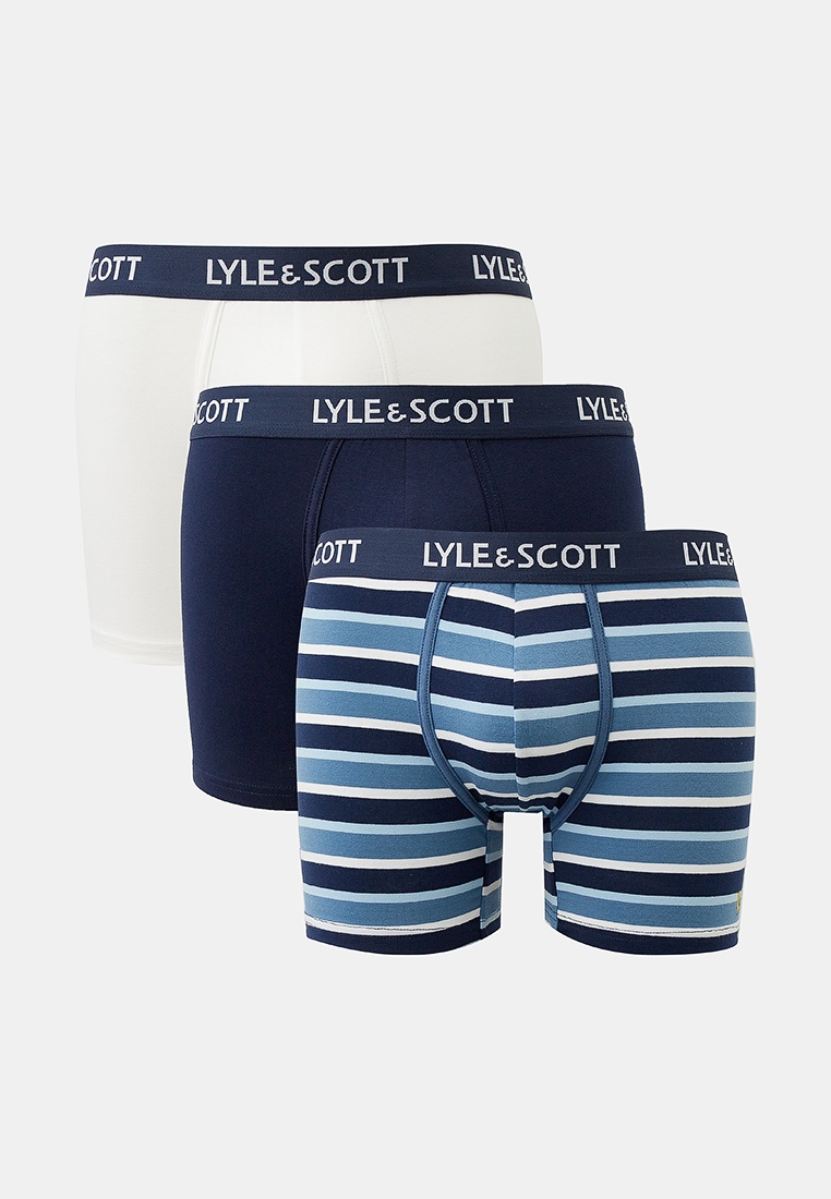 Трусы 3 шт. Lyle & Scott ETHAN, цвет: белый, MP002XM0B898 — купить в ...