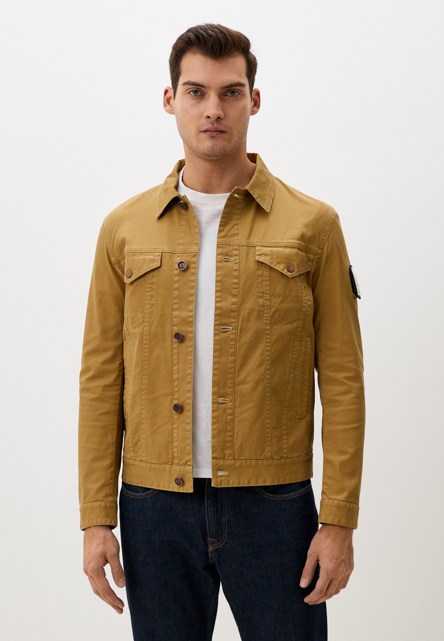 Куртка джинсовая GJO.E, цвет: хаки, MP002XM0BCHS — купить в интернет ...