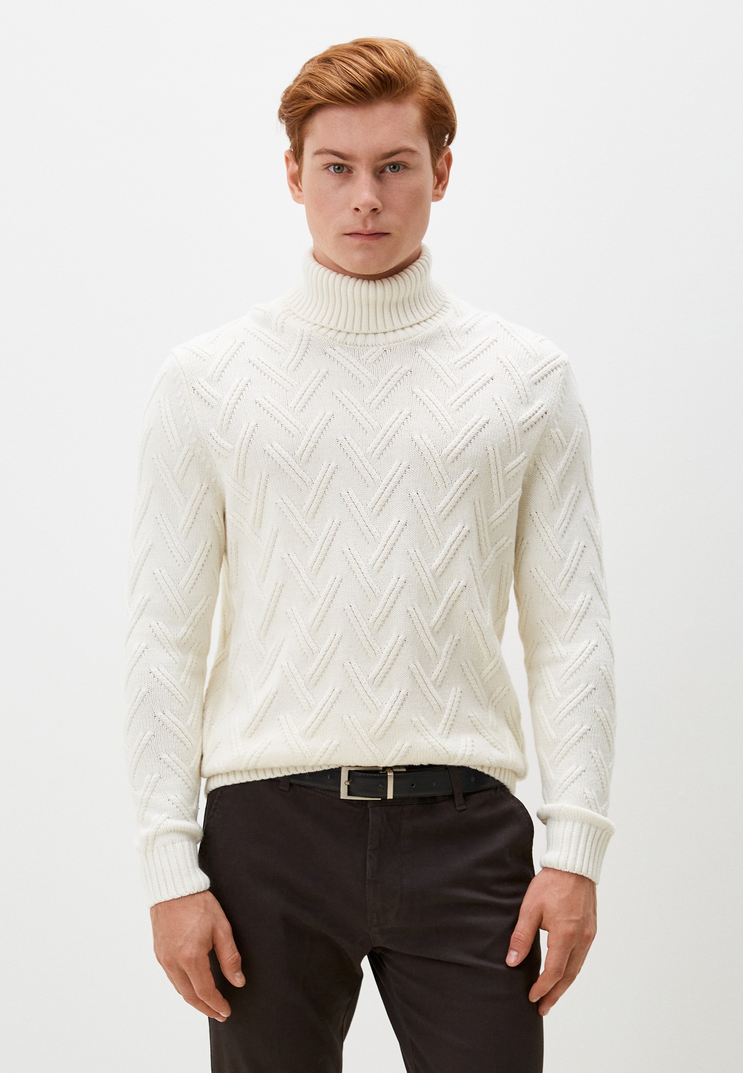 Свитер OVS, цвет: белый, MP002XM0BLSC — купить в интернет-магазине Lamoda