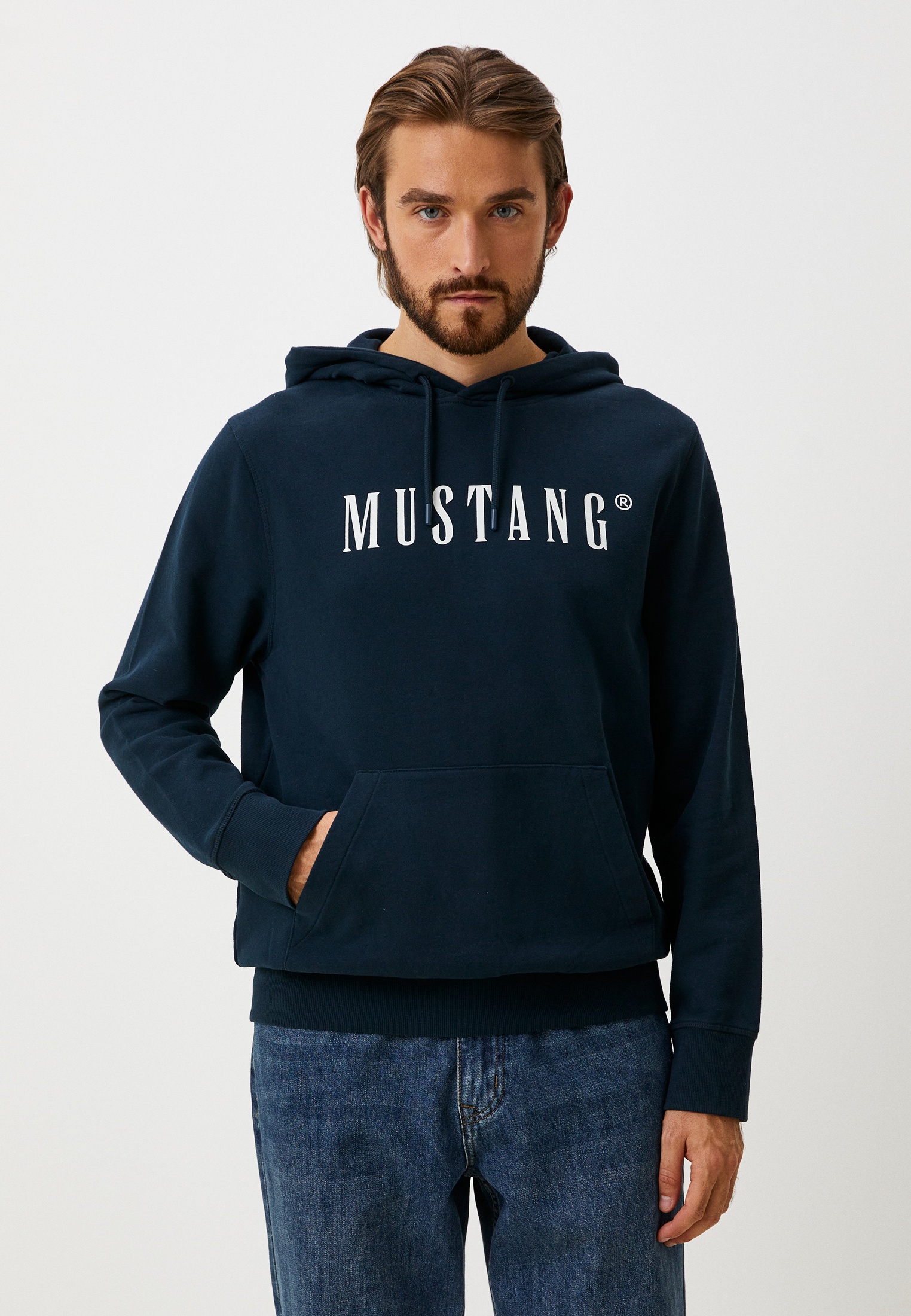 MUSTANG Style Bronson Felpa Con Cappuccio Uomo – Bluestone 5180, 3XL, Casual Morbida - 3