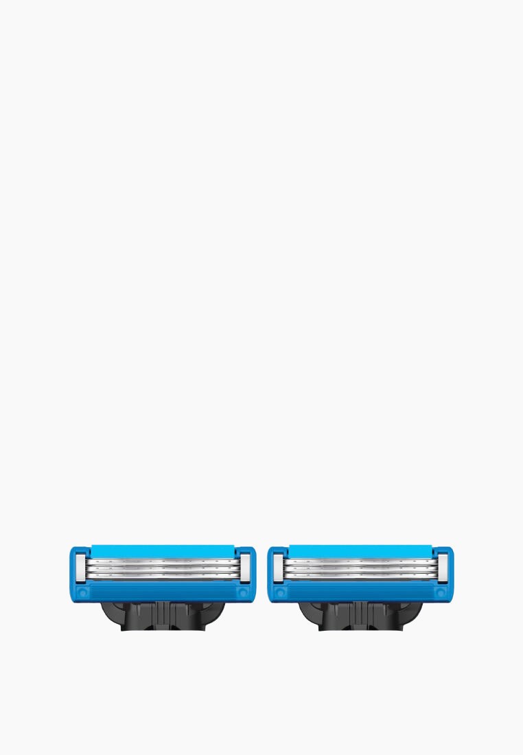 Сменные кассеты для бритья Gillette Mach3 Turbo 3D, 2 шт., цвет ...