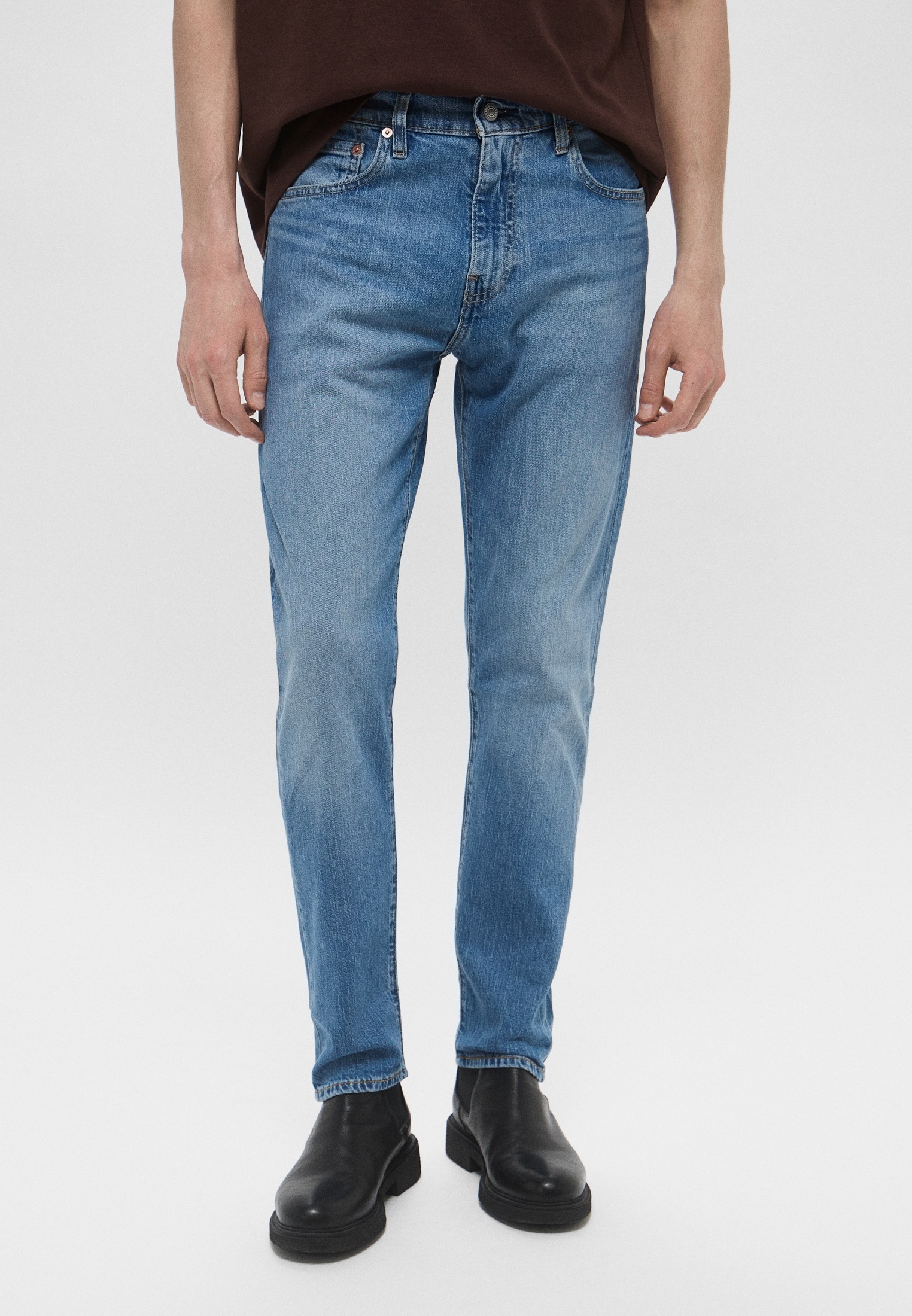 Джинсы Levi's® 512 Levi's Original SLIM TAPER MED INDIGO - WORN IN ...