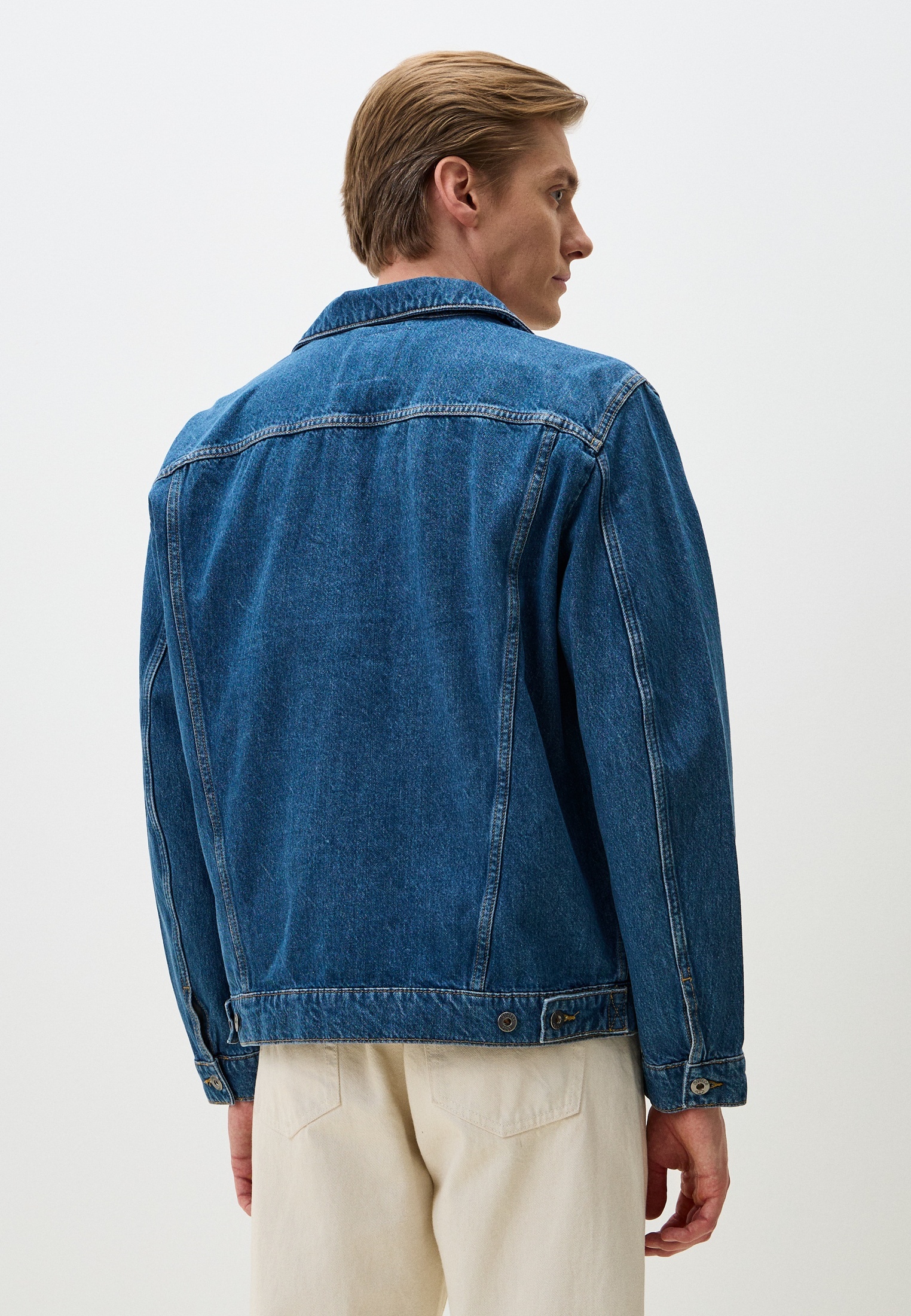 Куртка джинсовая Mustang Dallas Jacket, цвет: синий, MP002XM0D6UP