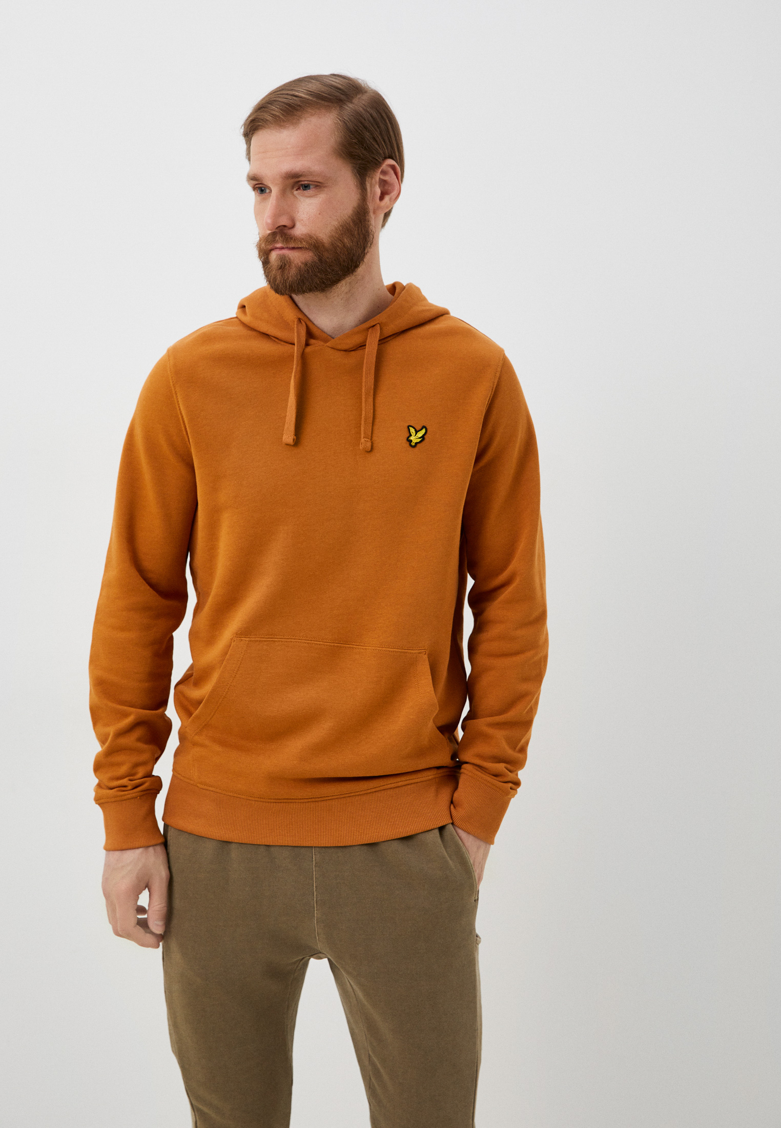 Худи Lyle & Scott Pullover Hoodie, цвет: коричневый, MP002XM0N024 ...