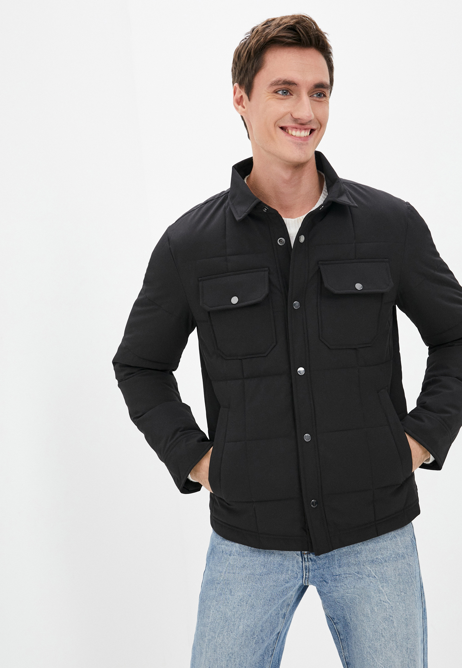 Куртка утепленная O'stin, цвет: черный, MP002XM0RGFR — купить в интернет-магазине Lamoda