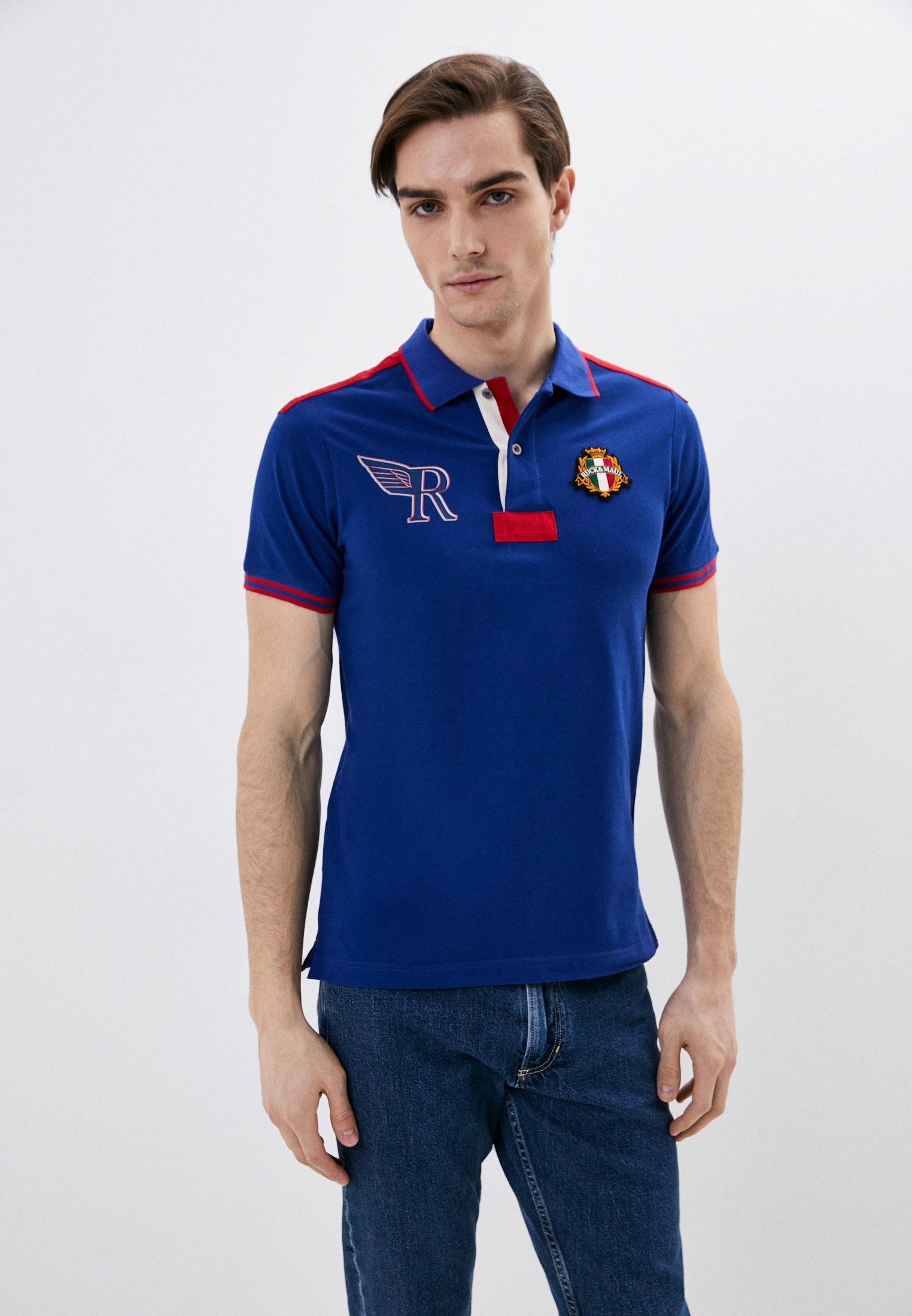 Поло Ruck&Maul, цвет: синий, MP002XM0SC3F — купить в интернет-магазине ...