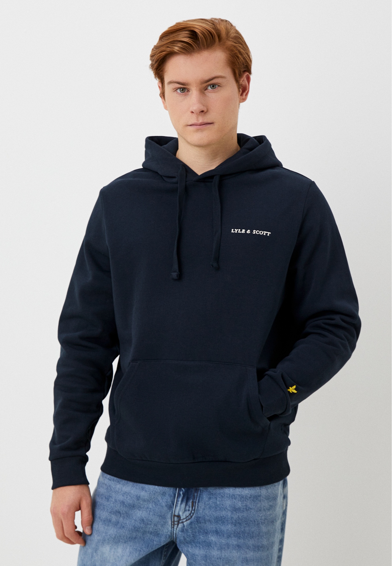 Худи Lyle & Scott Embroidered Hoodie, цвет: синий, MP002XM0SWU8 ...