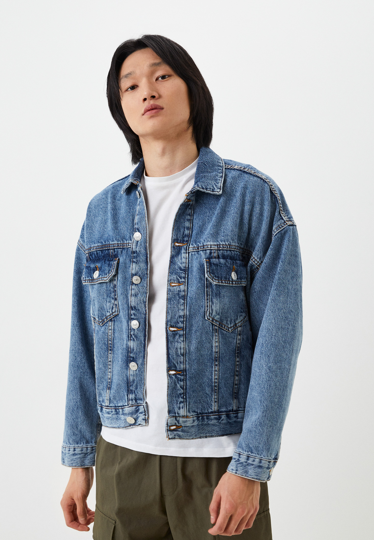 Куртка джинсовая Colin's, цвет: синий, MP002XM0SZ30 — купить в интернет ...