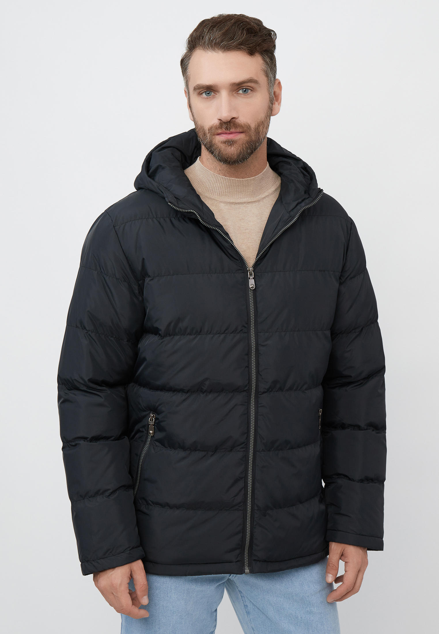 Куртка утепленная Modis, цвет: черный, MP002XM0V9PM — купить в интернет ...