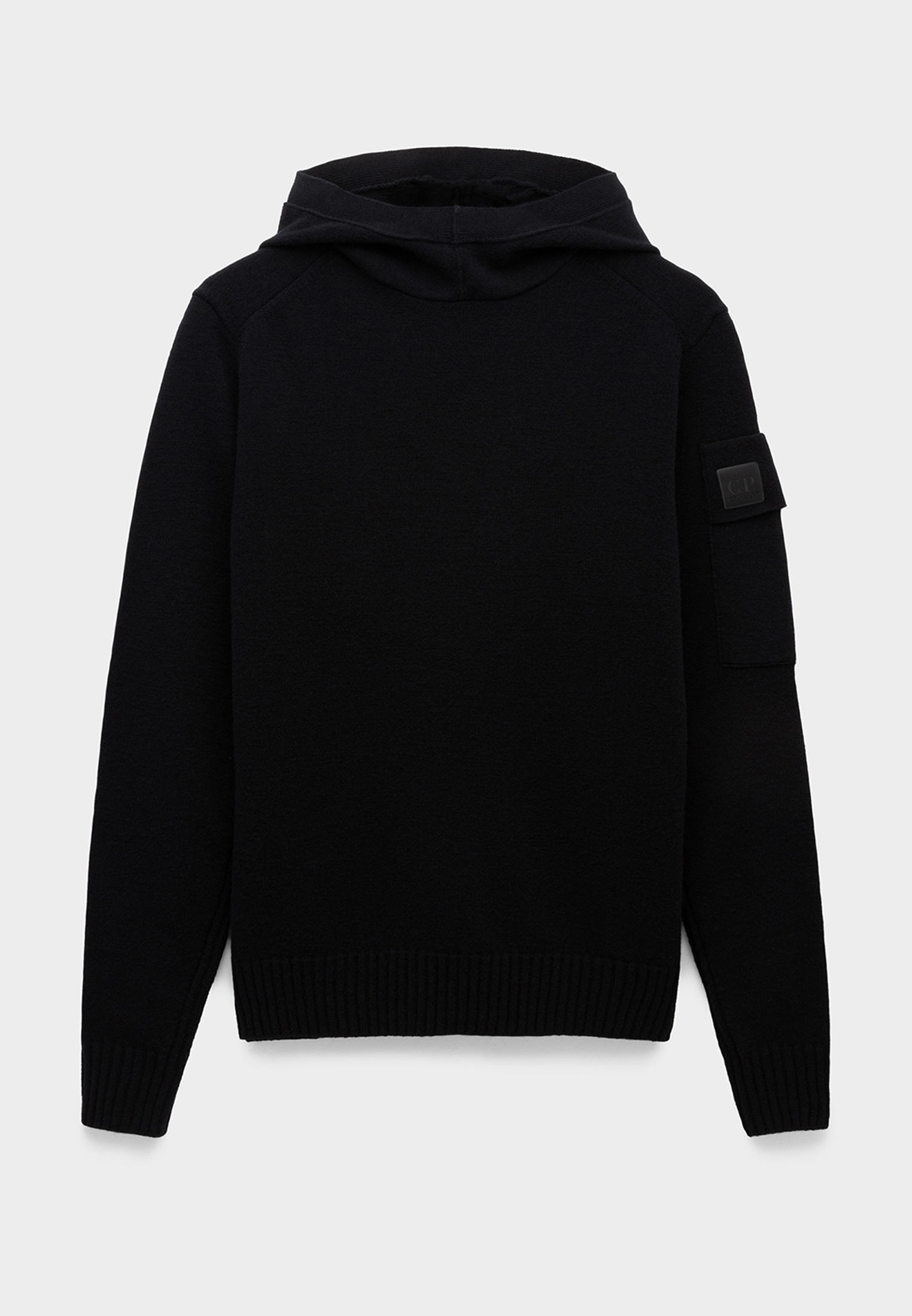 Худи C.P. Company metropolis series extrafine merino wool hooded knit ...