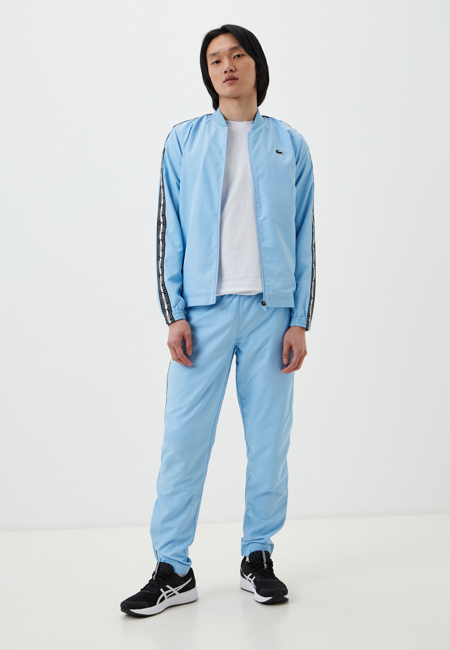 Костюм спортивный Lacoste, цвет: голубой, MP002XM0VG1V — купить в ...