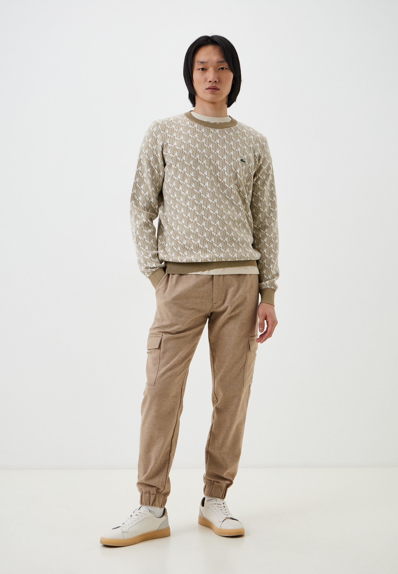 Jogging lacoste polyester discount