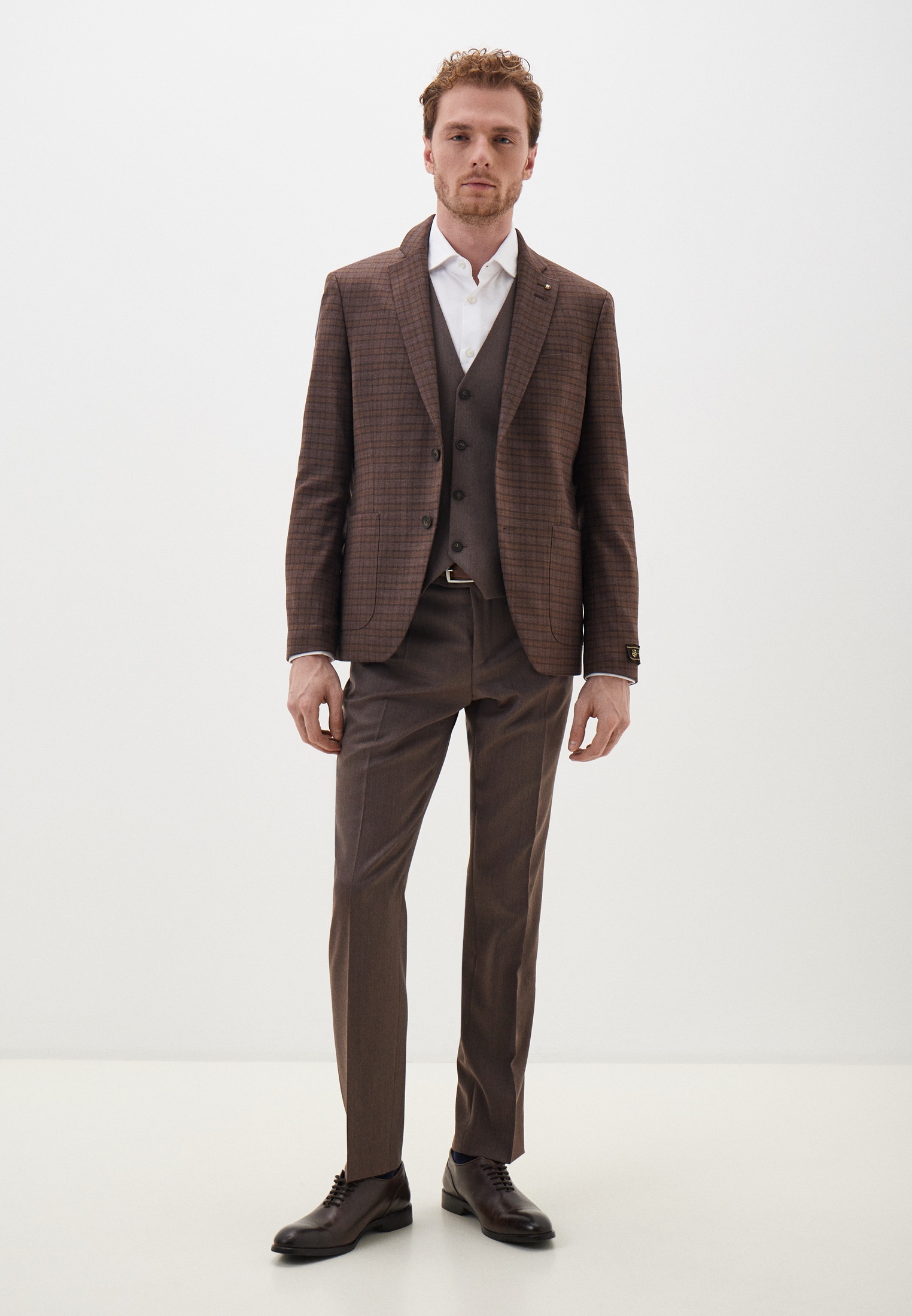 Костюм классический Bazioni, цвет: коричневый, MP002XM0VLO9 — купить в ...