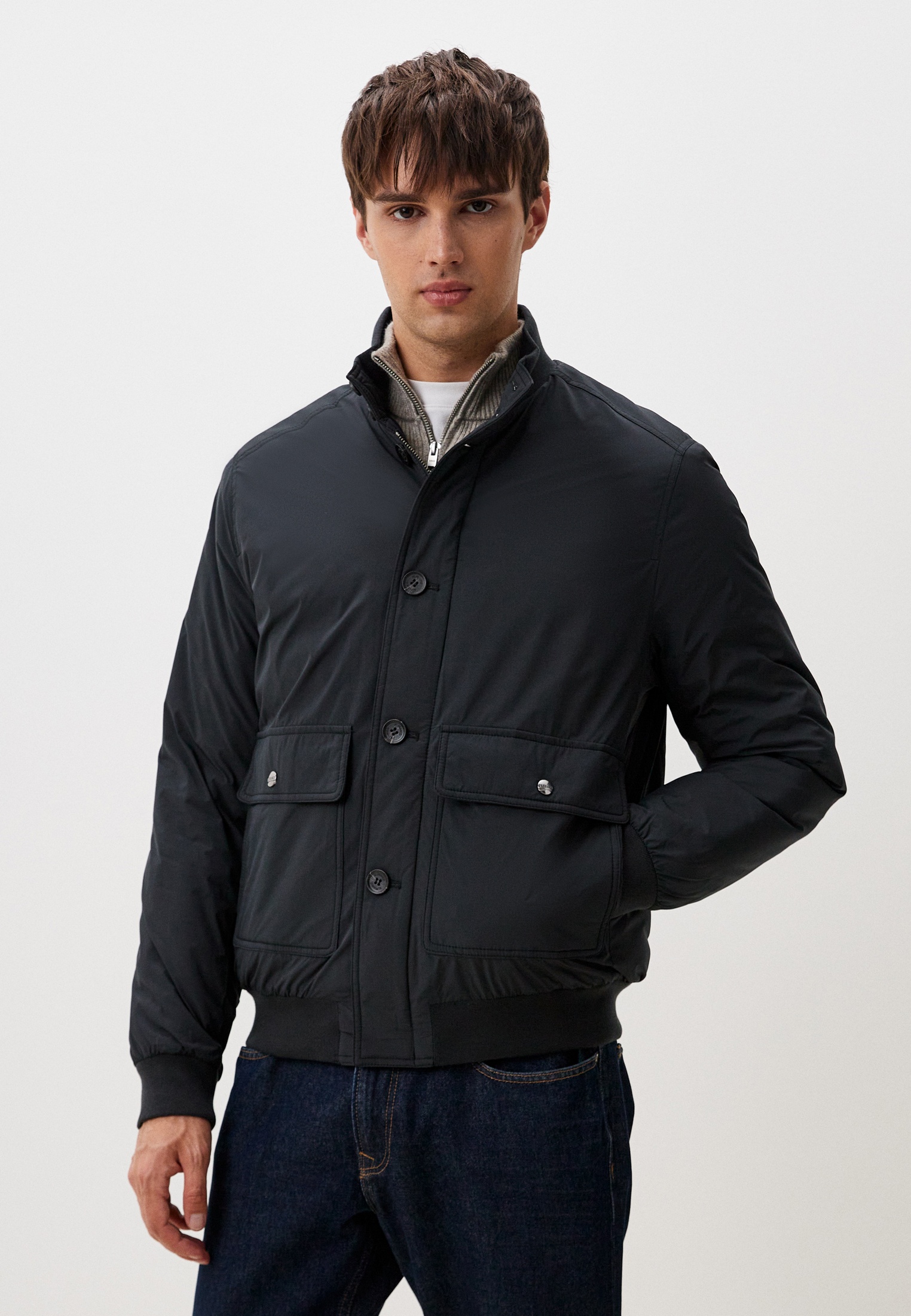 Куртка утепленная Al Franco, цвет: черный, MP002XM0VLS3 — купить в ...