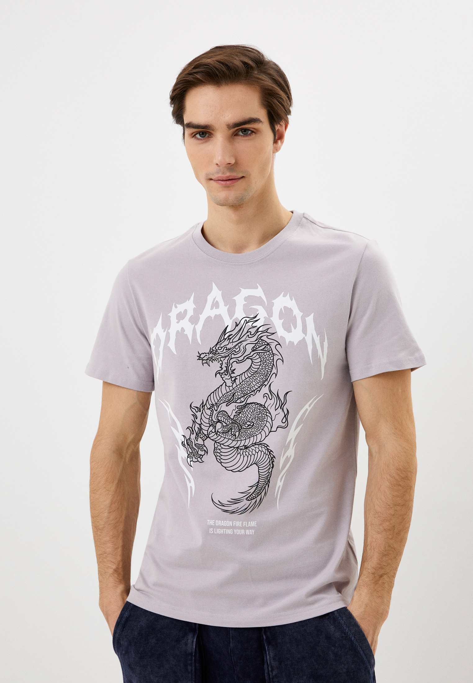 Футболка Gloria Jeans, цвет: серый, MP002XM0XCDX — купить в интернет ...