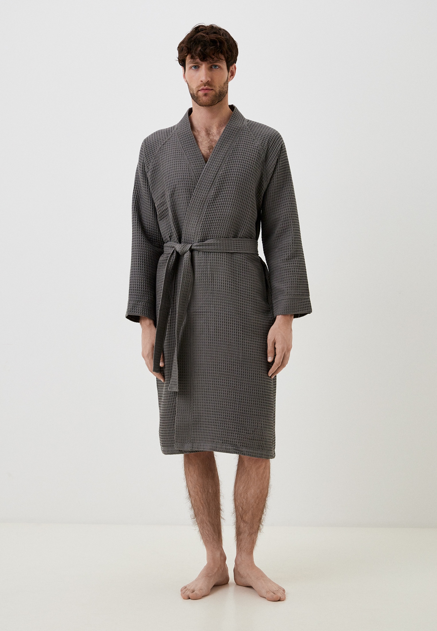 Халат домашний Comfy Home, цвет: серый, MP002XM12H9P — купить в ...