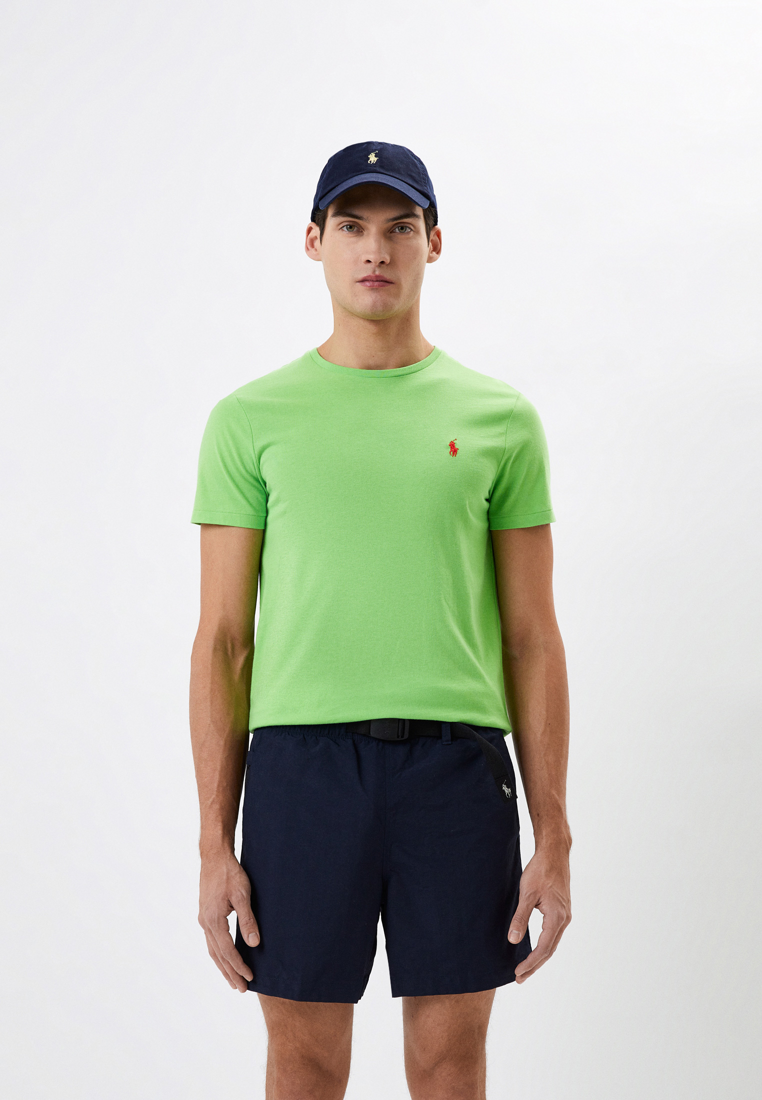 Футболка Polo Ralph Lauren, цвет: зеленый, MP002XM12JSX — купить в ...