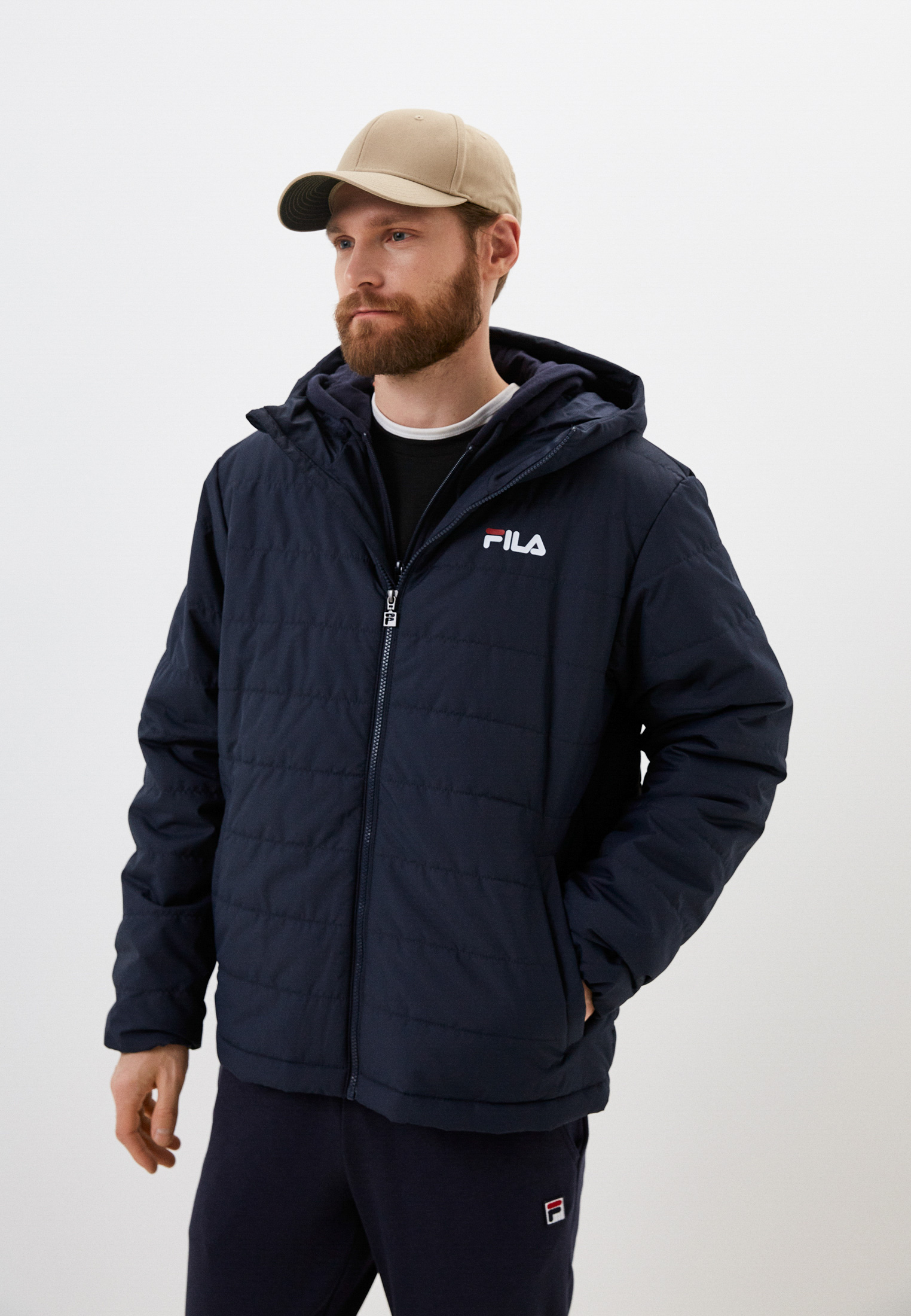 Куртка утепленная Fila, цвет: синий, MP002XM162KS — купить в интернет ...