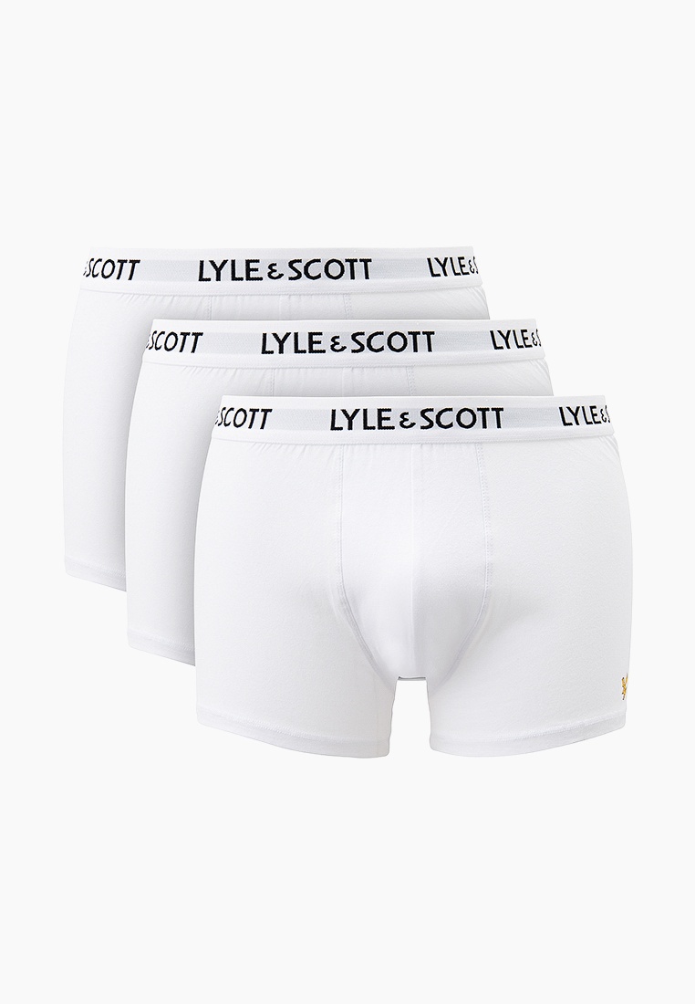 Трусы 3 шт. Lyle & Scott, цвет: белый, MP002XM163TM — купить в интернет ...