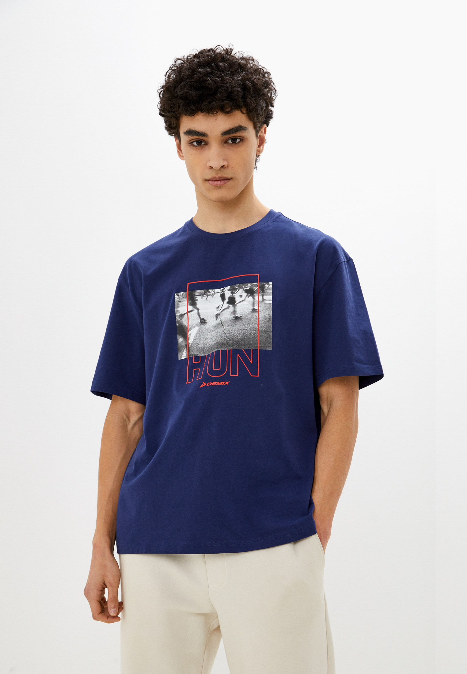 Футболка Demix, цвет: синий, MP002XM1655N — купить в интернет-магазине ...
