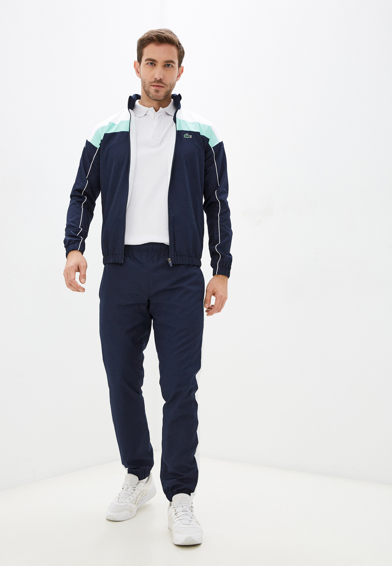 Костюм спортивный Lacoste, цвет: синий, MP002XM1HV8C — купить в ...
