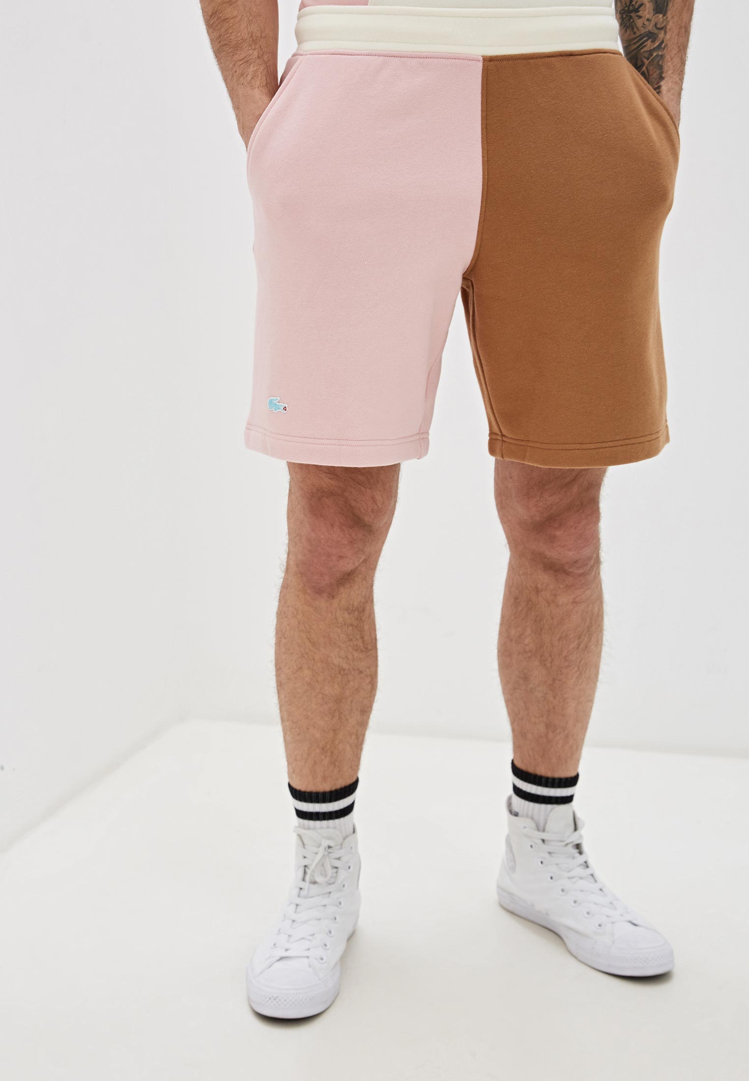 Lacoste шорты розовые