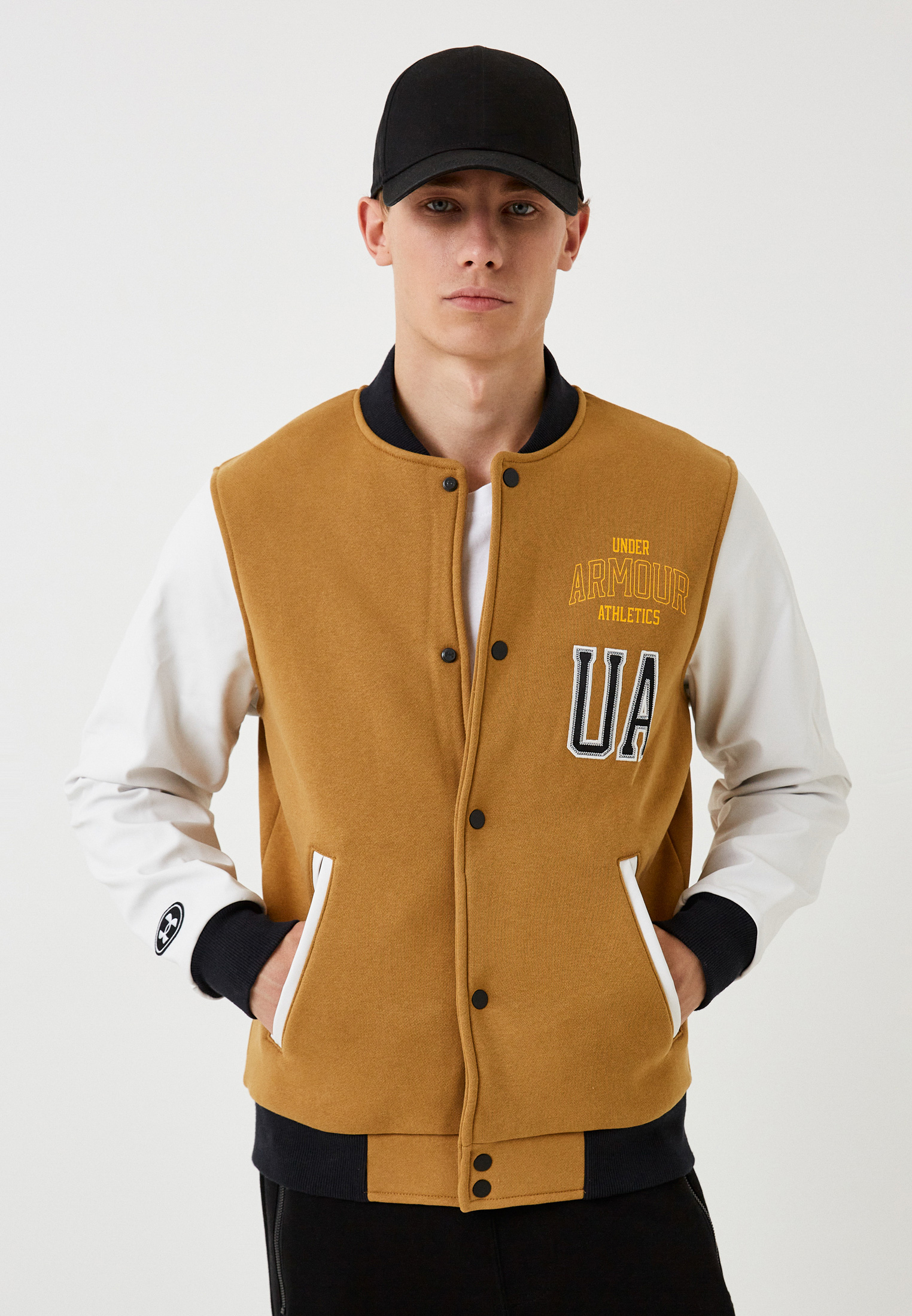 Куртка Under Armour UA ORIGINATORS LETTERMAN, цвет коричневый