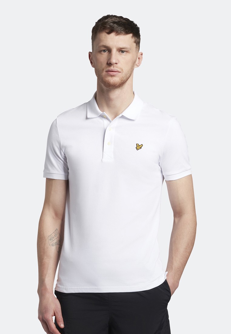 Поло Lyle & Scott Plain Polo Shirt, цвет: белый, MP002XM1RLY1 — купить ...