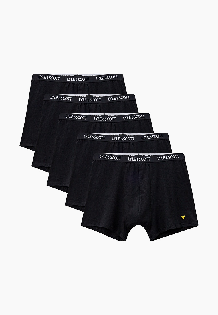 Трусы 5 шт. Lyle & Scott MILLER, цвет: черный, MP002XM1UBD4 — купить в ...