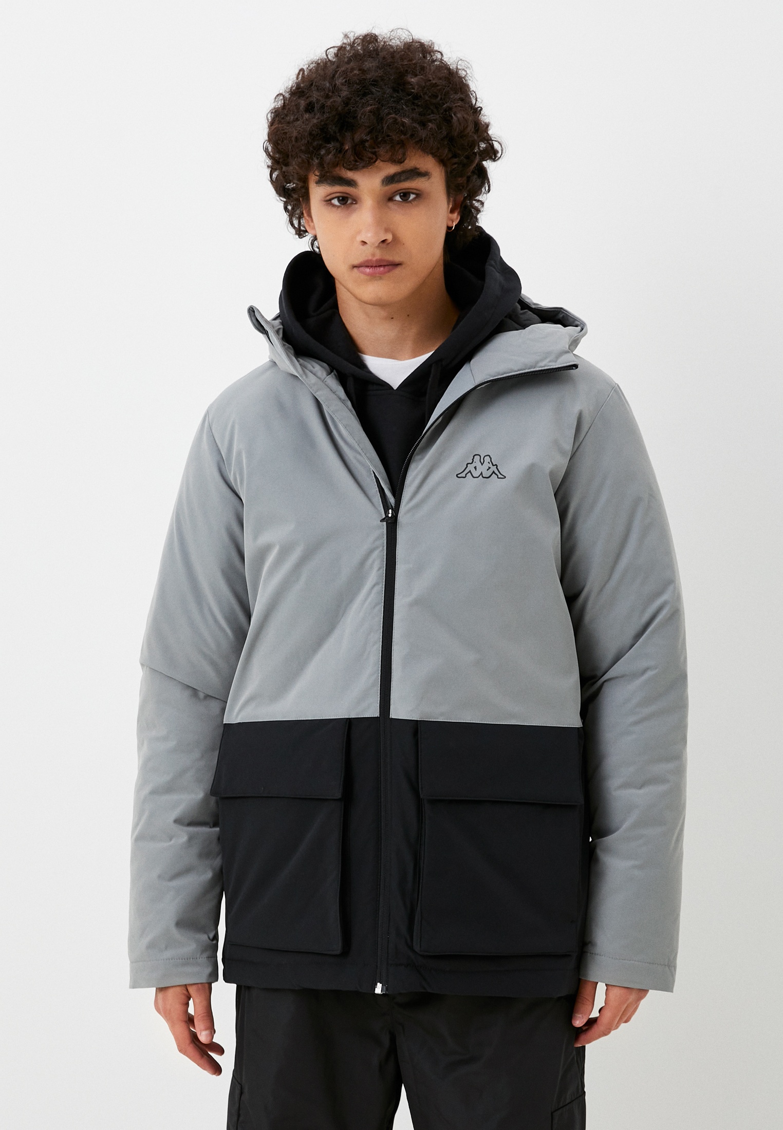 Куртка утепленная Kappa, цвет: серый, MP002XM1UBJO — купить в интернет ...