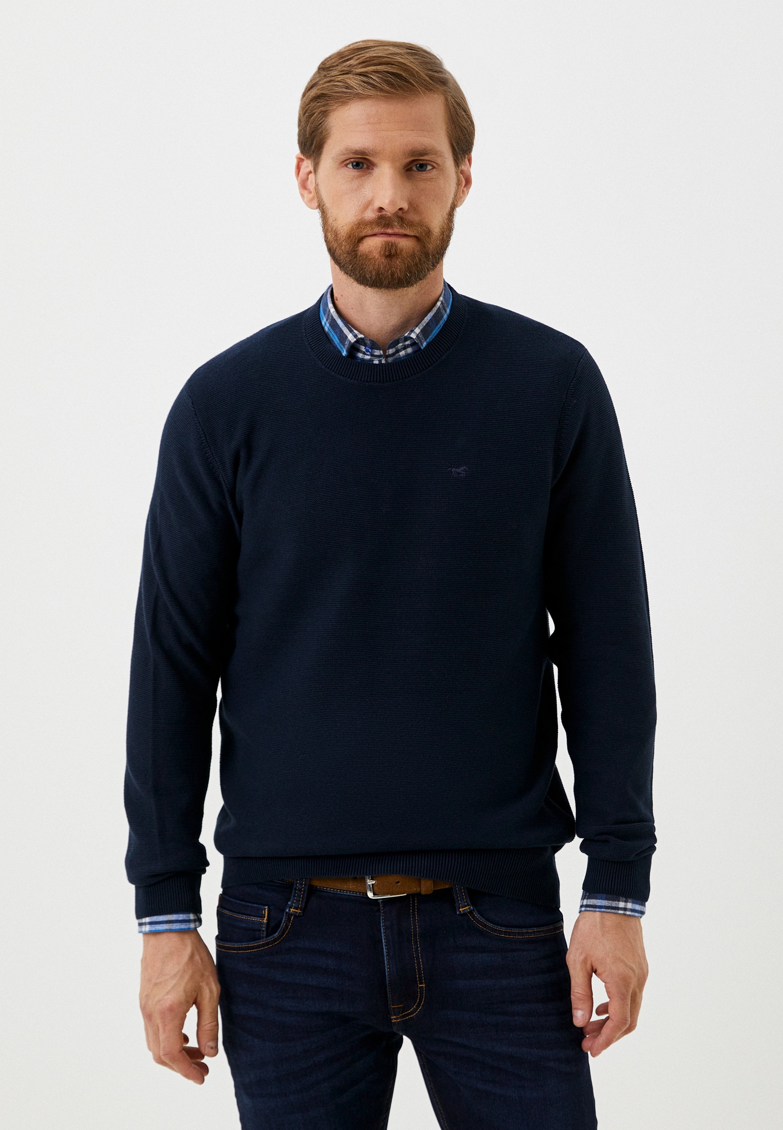 Maglione Uomo Mustang Style Emil C Crew - Maglione A Girocollo Classico