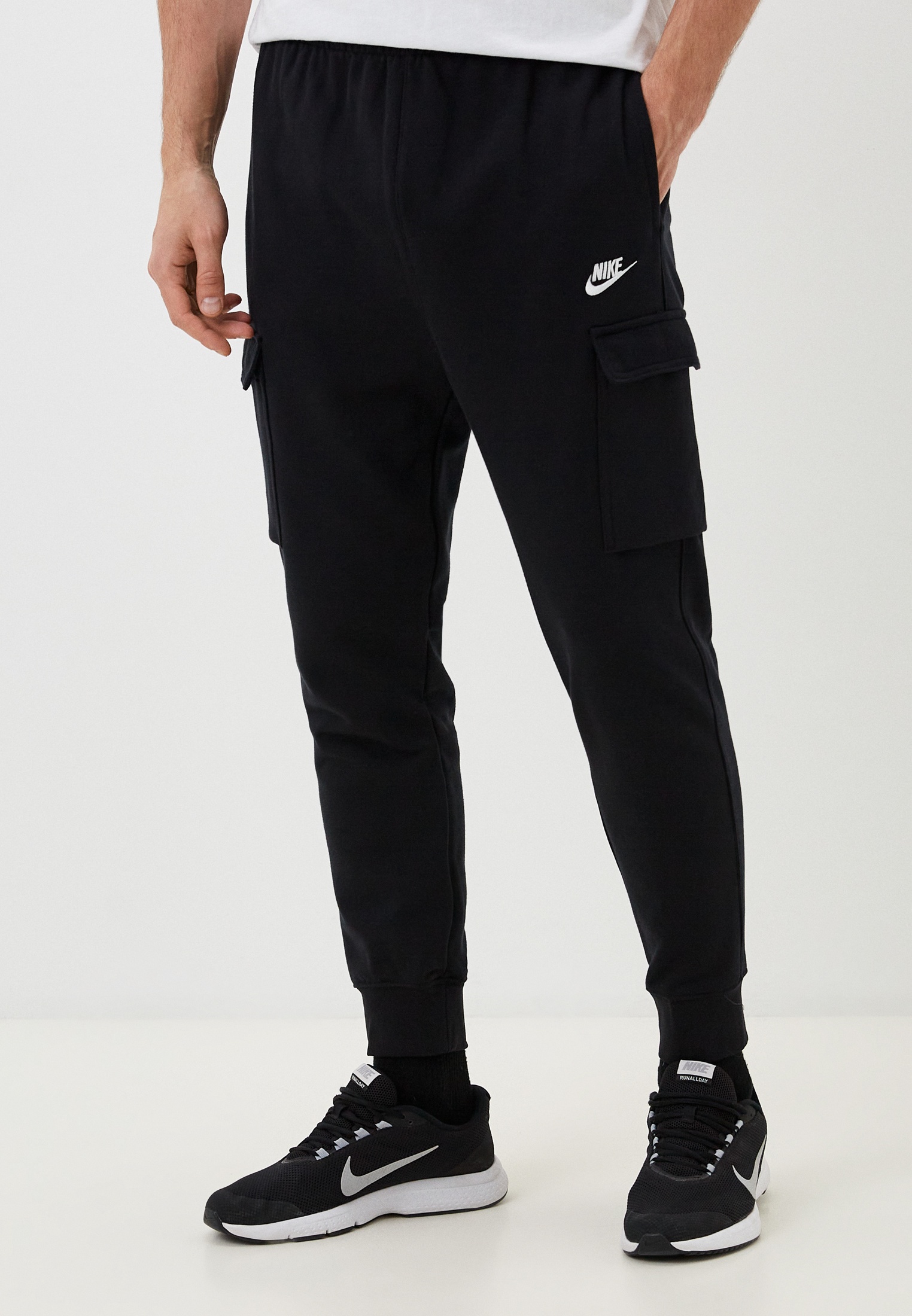 Брюки спортивные Nike Nike Sportswear Club French Terry, цвет: черный ...
