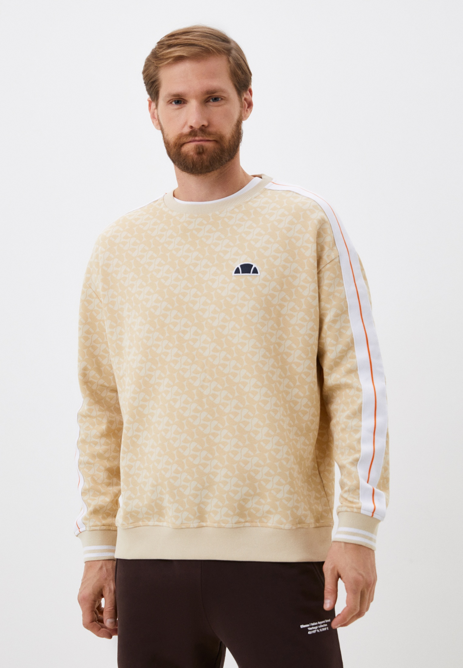 Свитшот Ellesse, цвет: бежевый, MP002XM1UEXT — купить в интернет ...