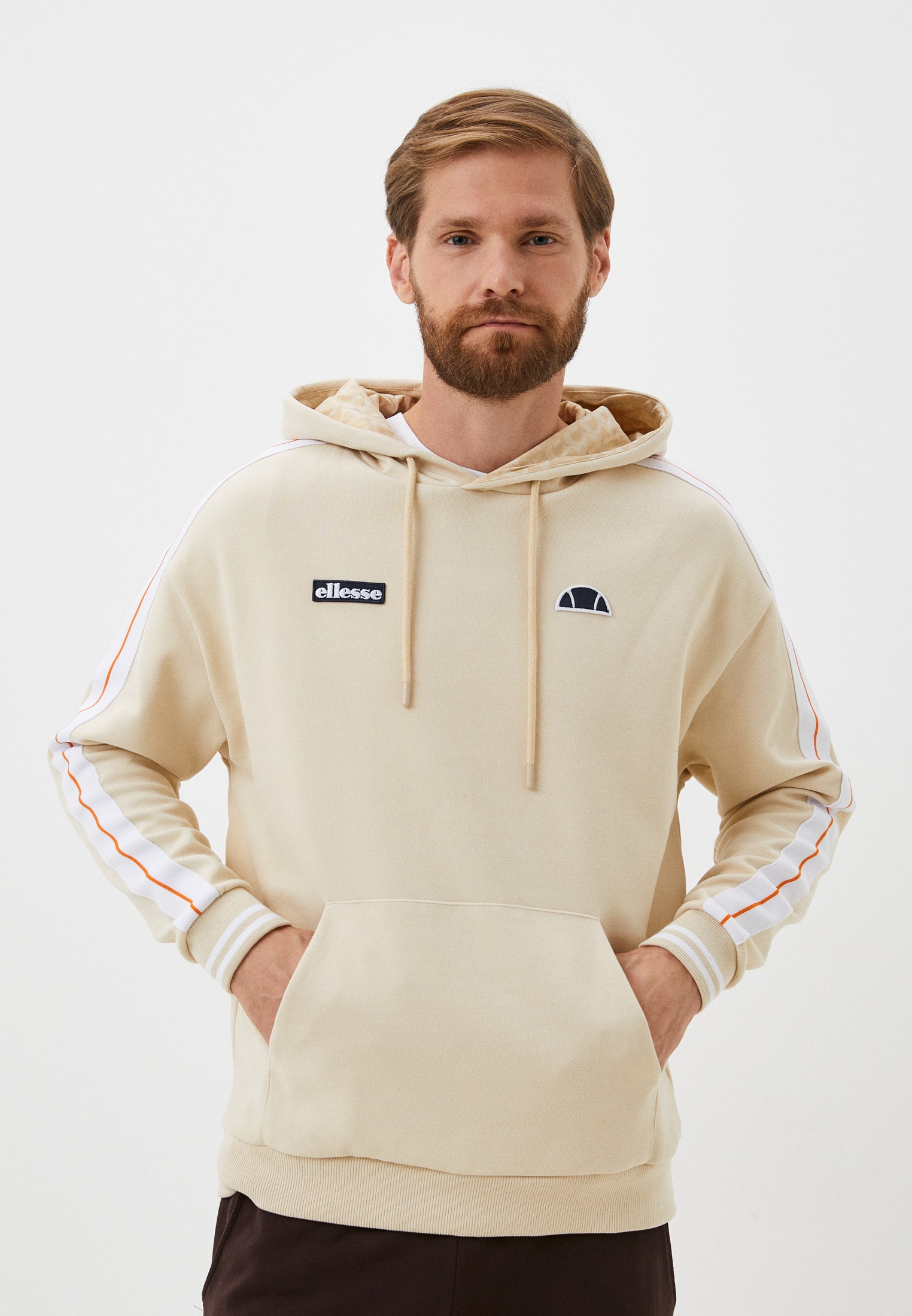 Худи Ellesse, цвет: бежевый, MP002XM1UEXW — купить в интернет-магазине ...