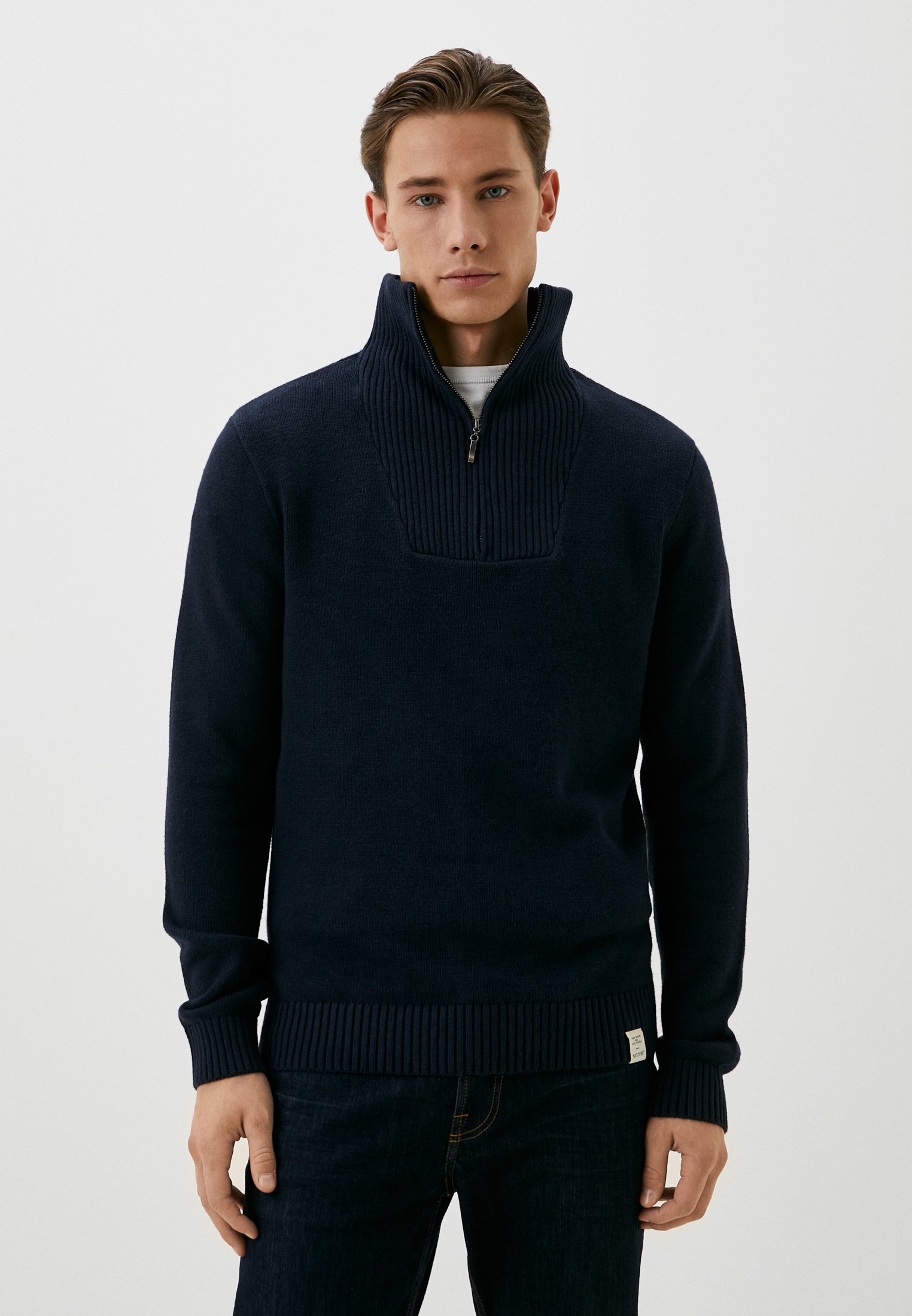 Maglione Uomo Mustang Style Emil C Crew - Maglione A Girocollo Classico