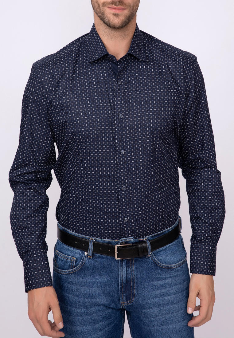 рубашка kanzler. сорочка приталенная из хлопка и льна kanzler 20s-sw08slsn/03-2. рубашка kanzler. канцлер рубашки мужские. канцлер рубашки мужские.