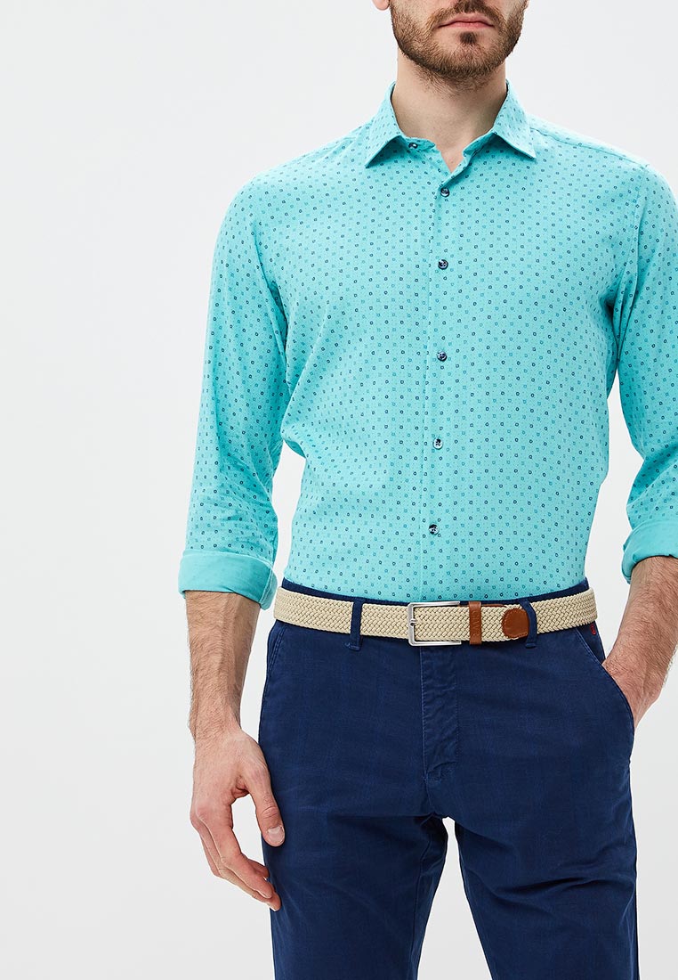 бирюзовая рубашка мужская