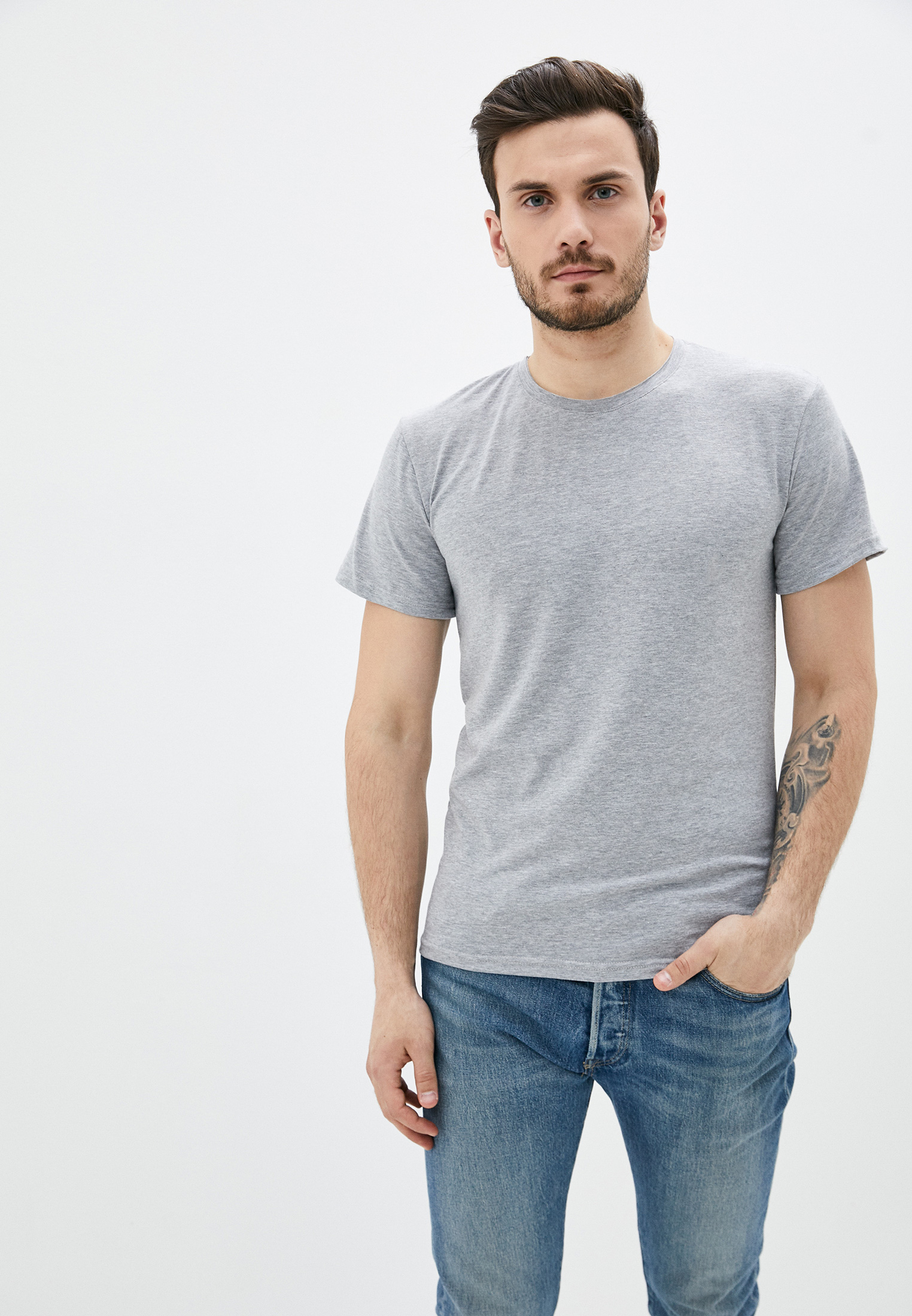 Купить Майку Мужскую Серую