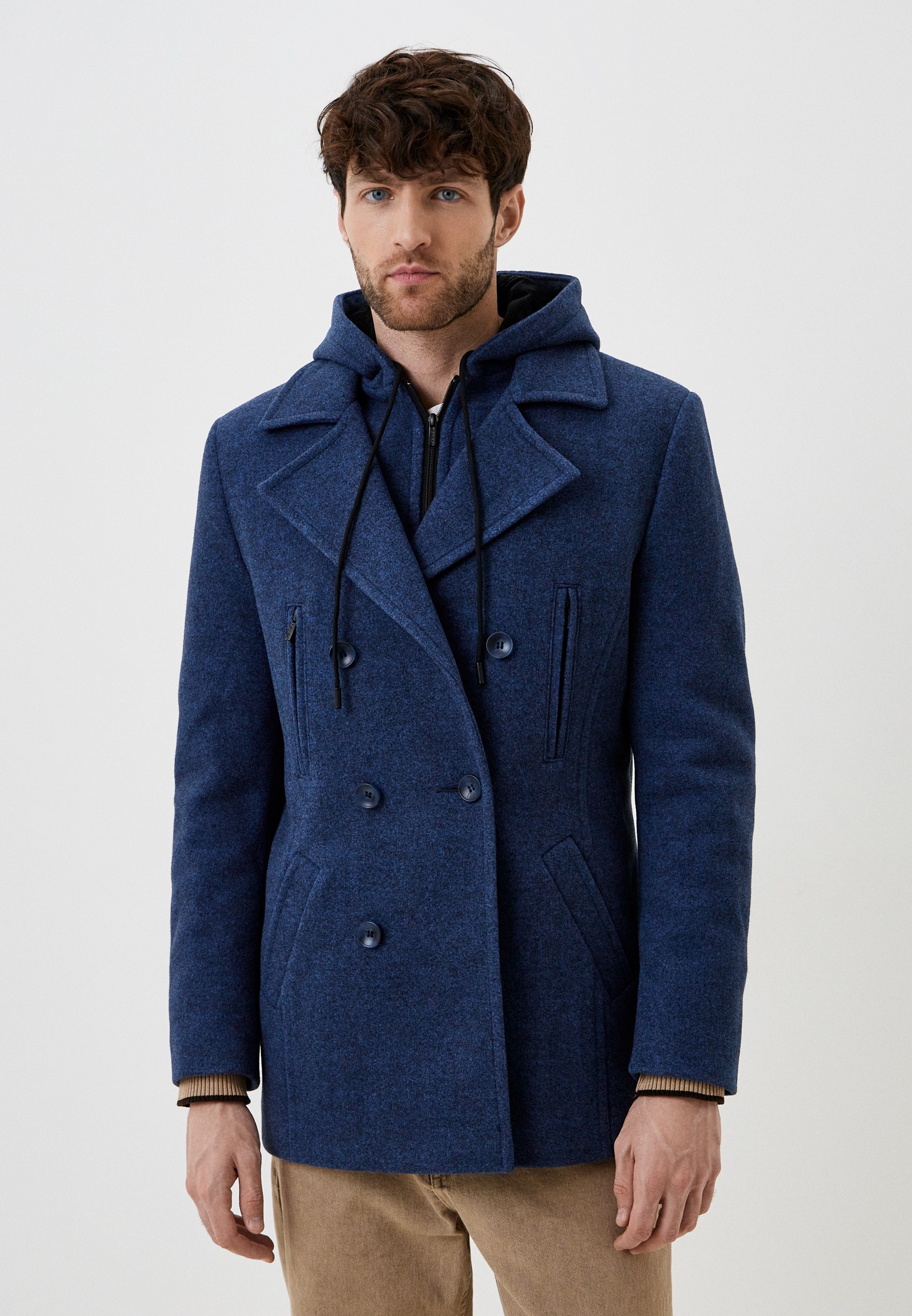 Полупальто Caravan Дилан23, цвет: синий, MP002XM252VK — купить в ...