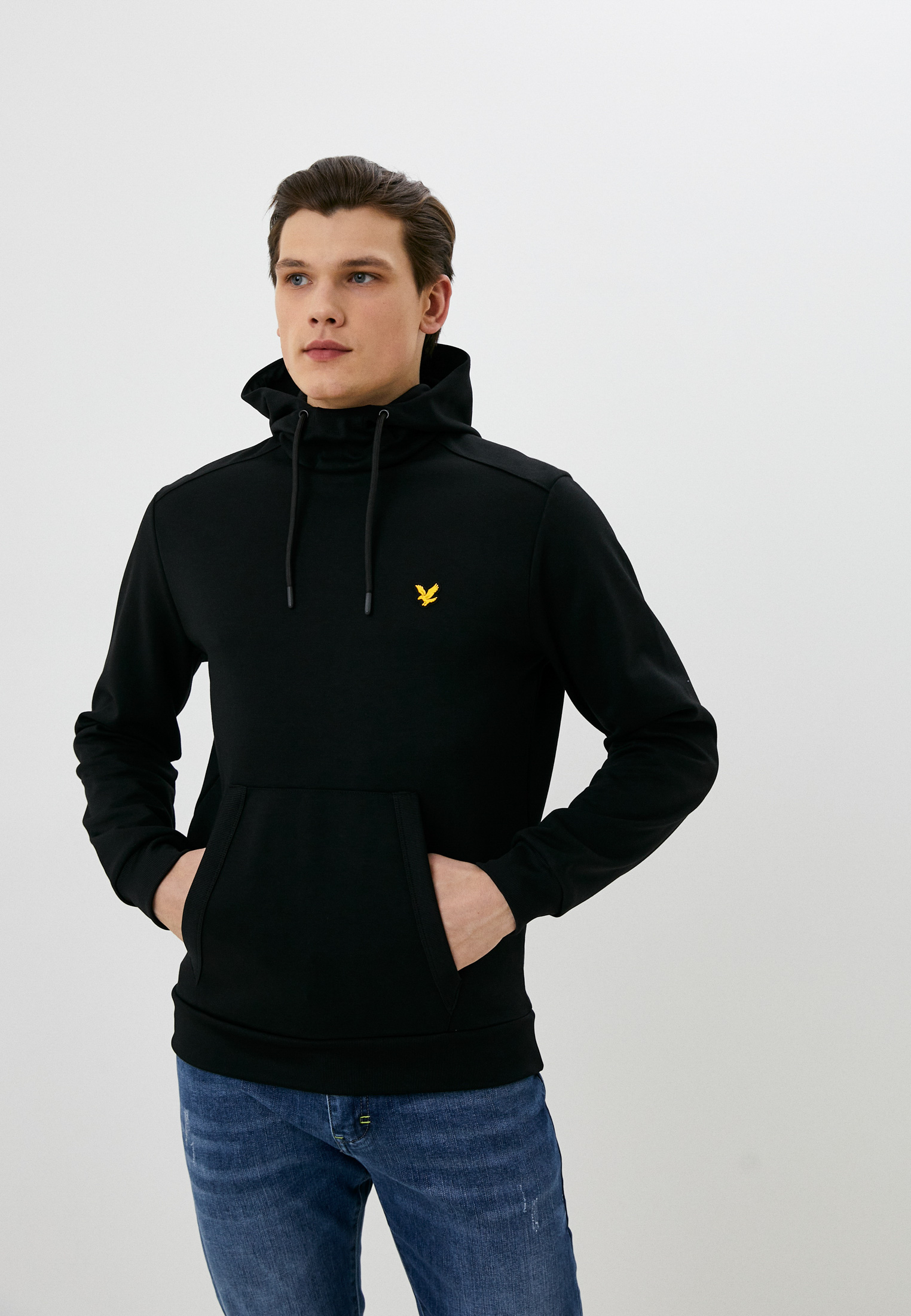 Худи Lyle & Scott Golf Hoodie, цвет: черный, MP002XM253XW — купить в ...