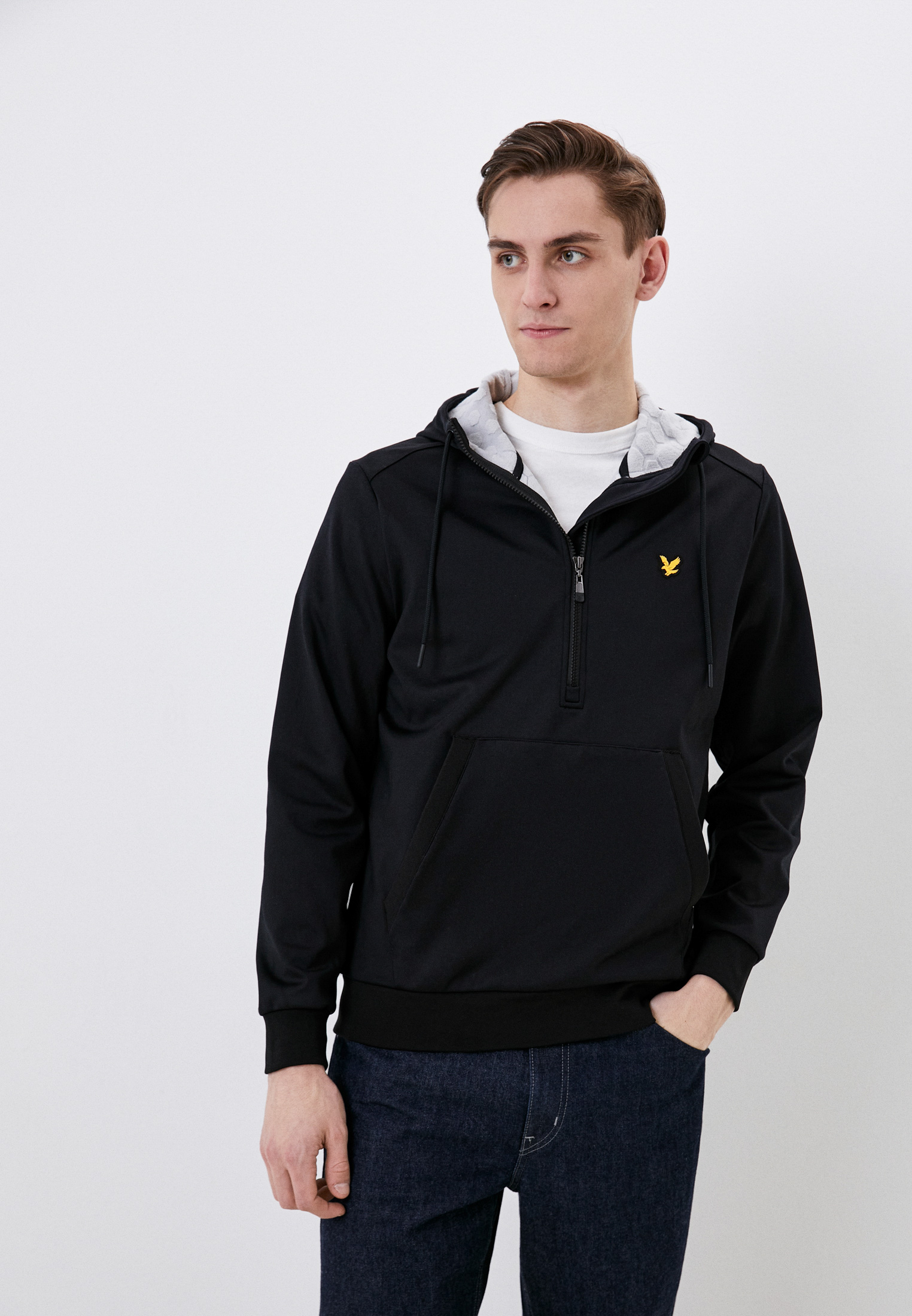 Худи Lyle & Scott Windjammer Hoodie, цвет: черный, MP002XM2554C ...