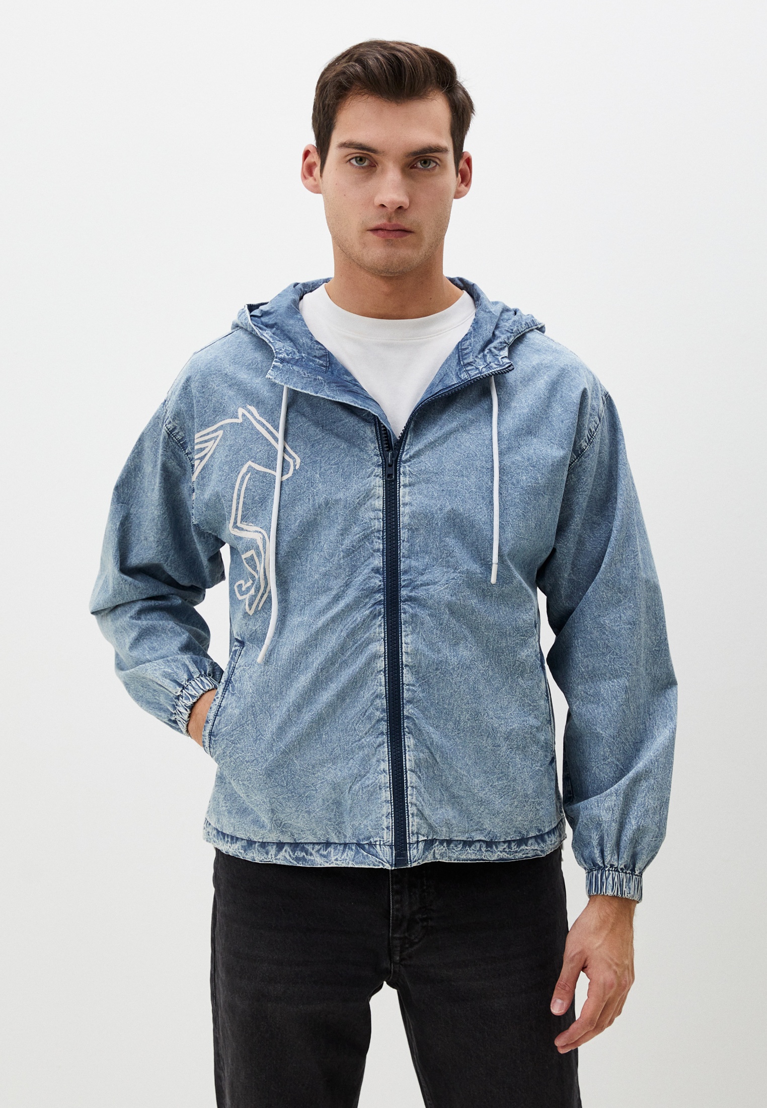 Куртка джинсовая Mustang Style Cali Blouson, цвет: голубой ...
