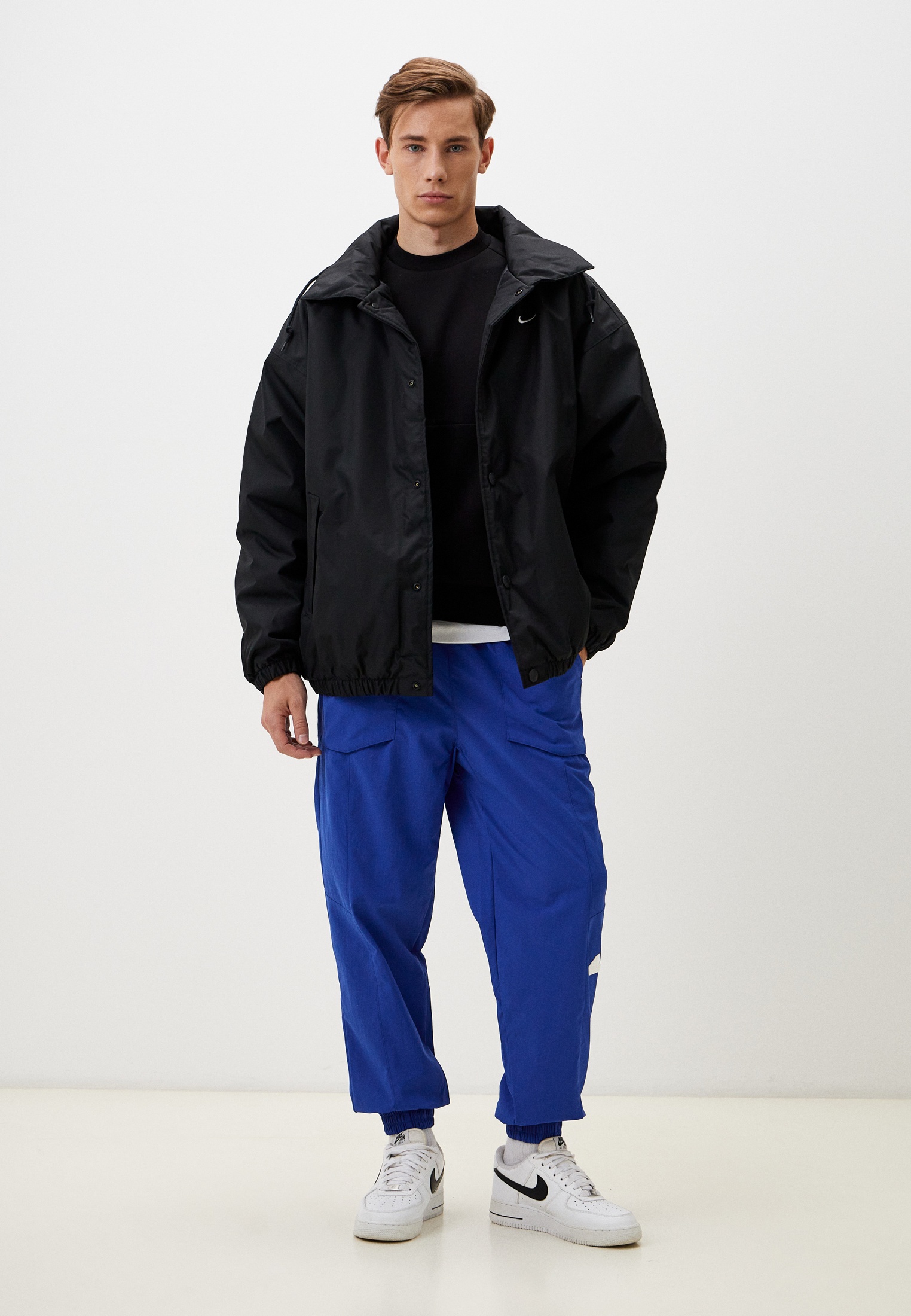 NIKE AS M NK SOLO SWSH PUFFER NAVY
