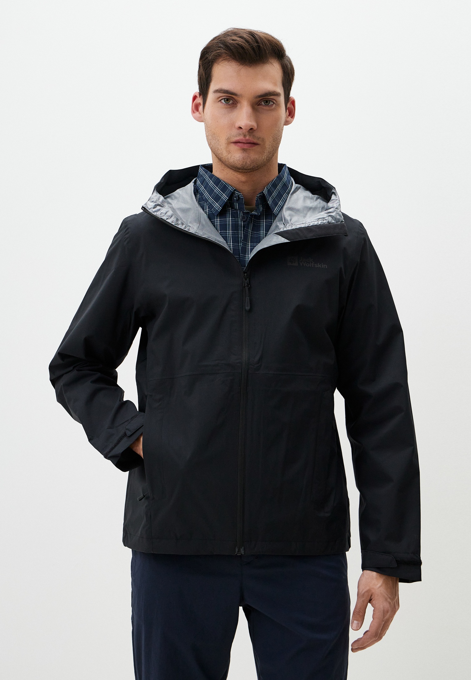 Ветровка Jack Wolfskin ELSBERG, цвет: черный, MP002XM25A80 — купить в ...