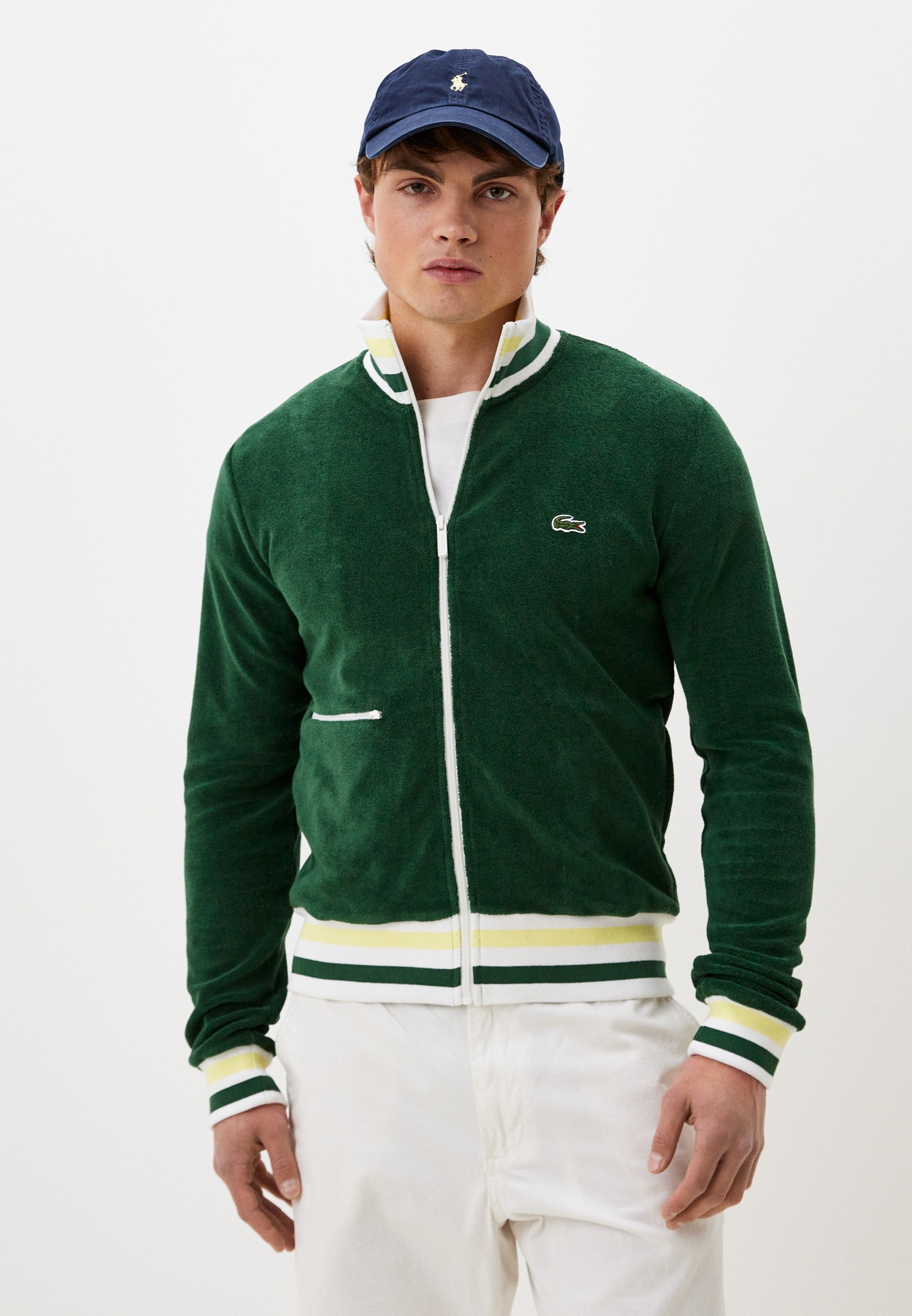 Олимпийка Lacoste Lamoda Exclusive, цвет: зеленый, MP002XM25ALA ...