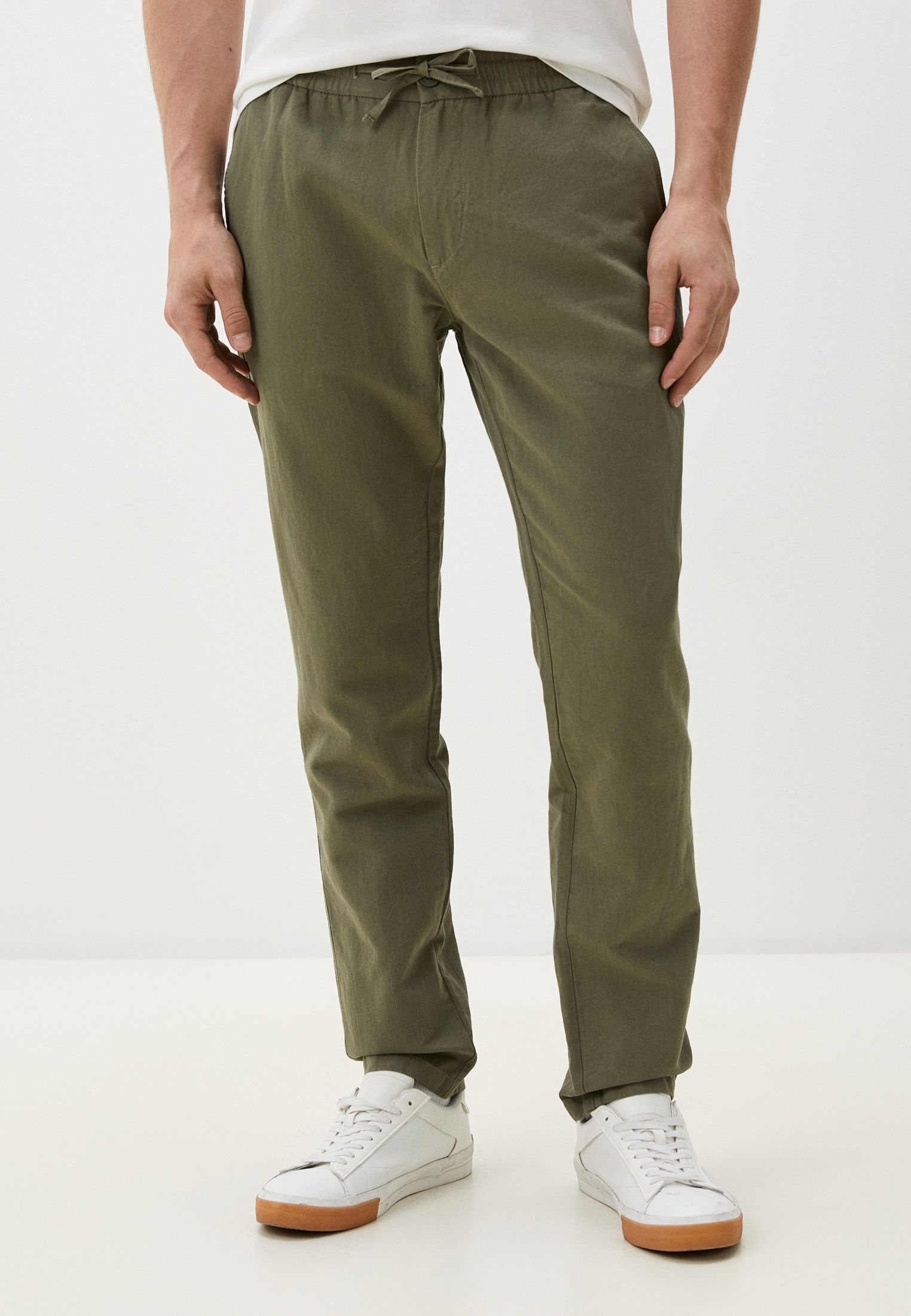 Брюки Lacoste Tapered Fit, цвет: хаки, MP002XM25BOC — купить в интернет ...
