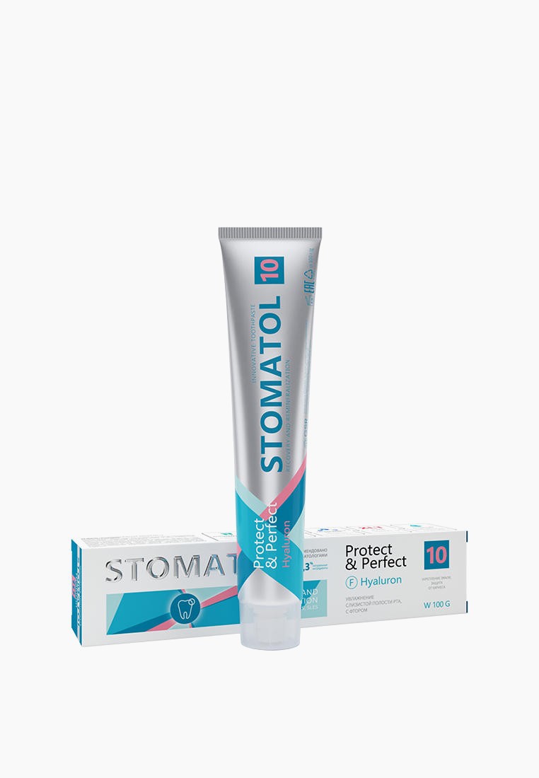 Зубная паста Stomatol Hyaluron 100 гр, цвет: голубой, MP002XU0026C ...