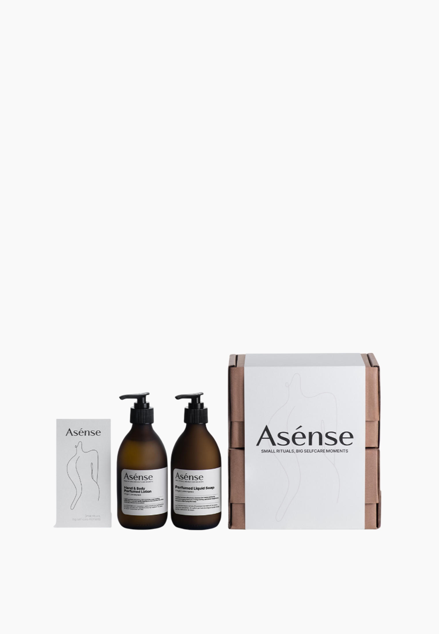 Набор для ухода за телом Asense Virgin Lemongrass, цвет: прозрачный ...